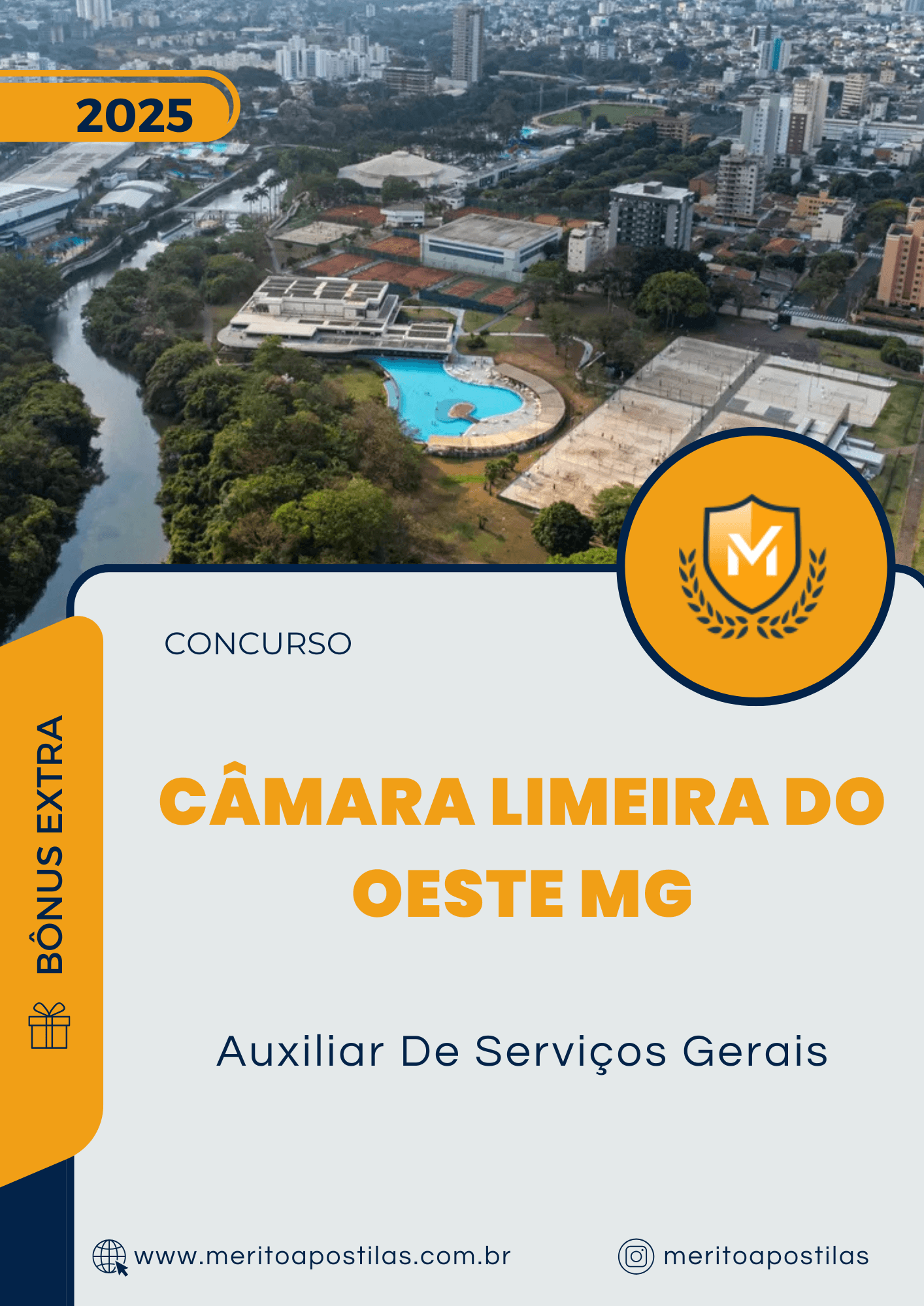 Apostila Auxiliar De Serviços Gerais Concurso Câmara Limeira do Oeste MG 2025