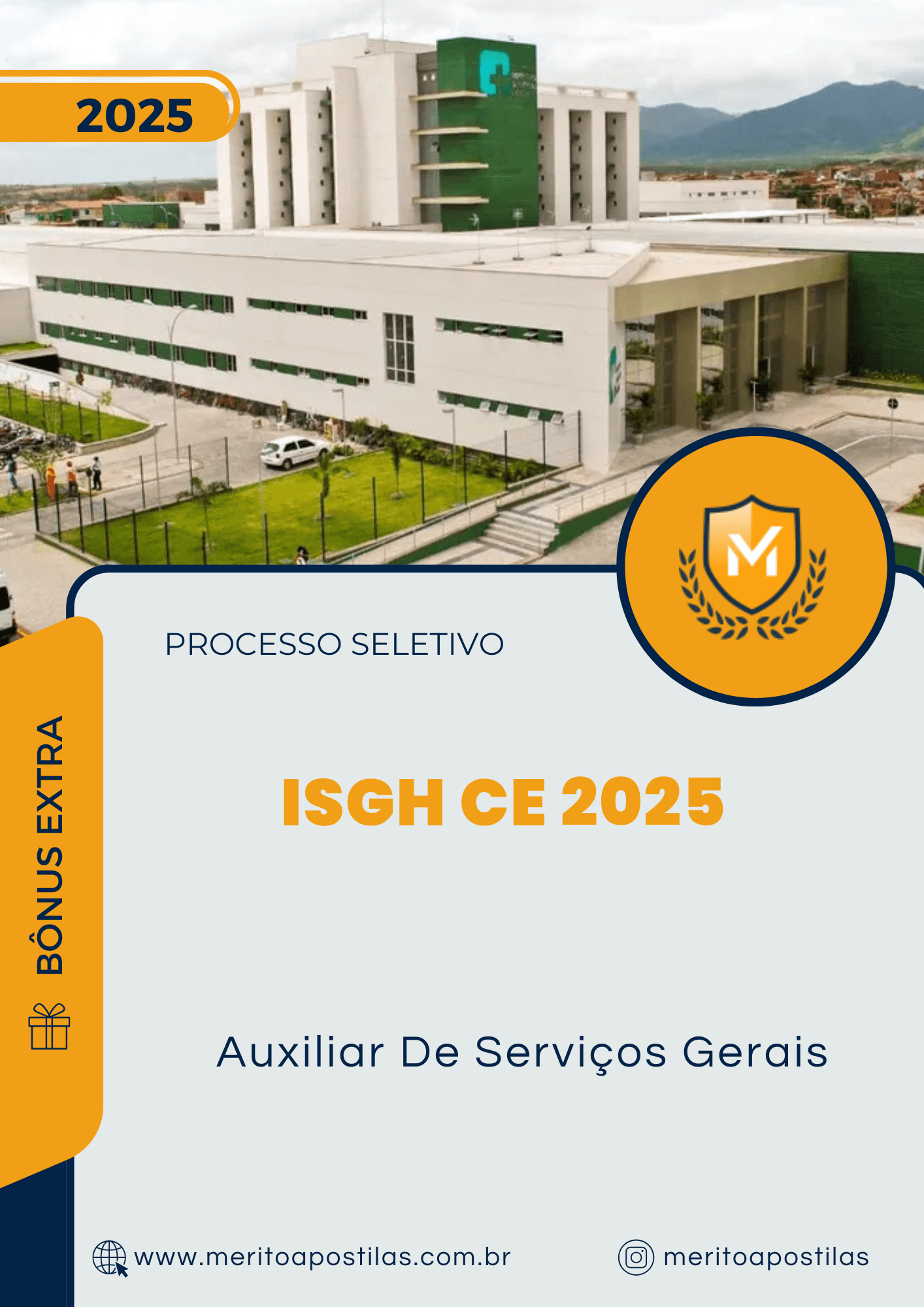 Apostila Auxiliar De Serviços Gerais Processo Seletivo ISGH CE 2025