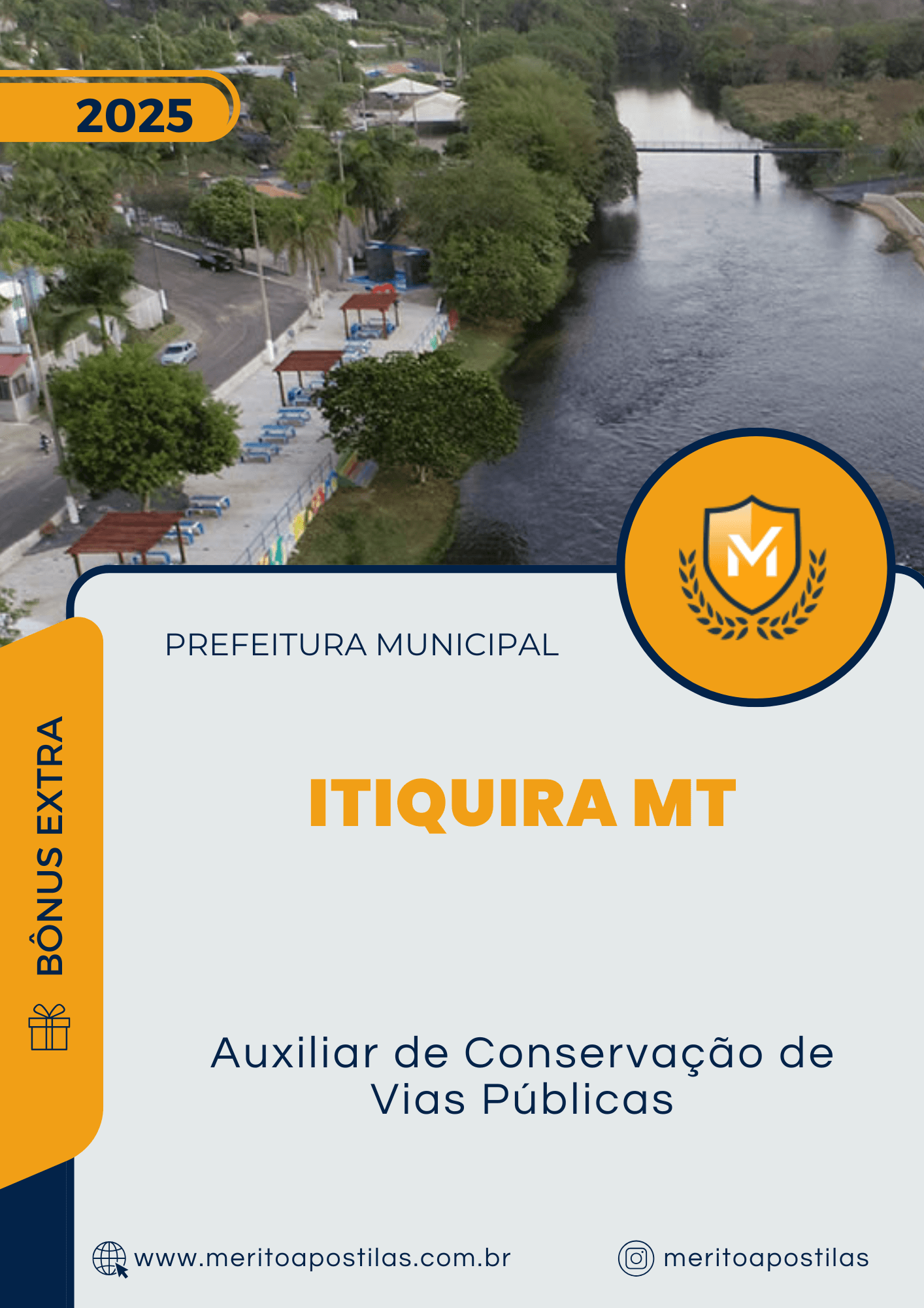 Apostila Auxiliar de Conservação de Vias Públicas Prefeitura de Itiquira MT 2025