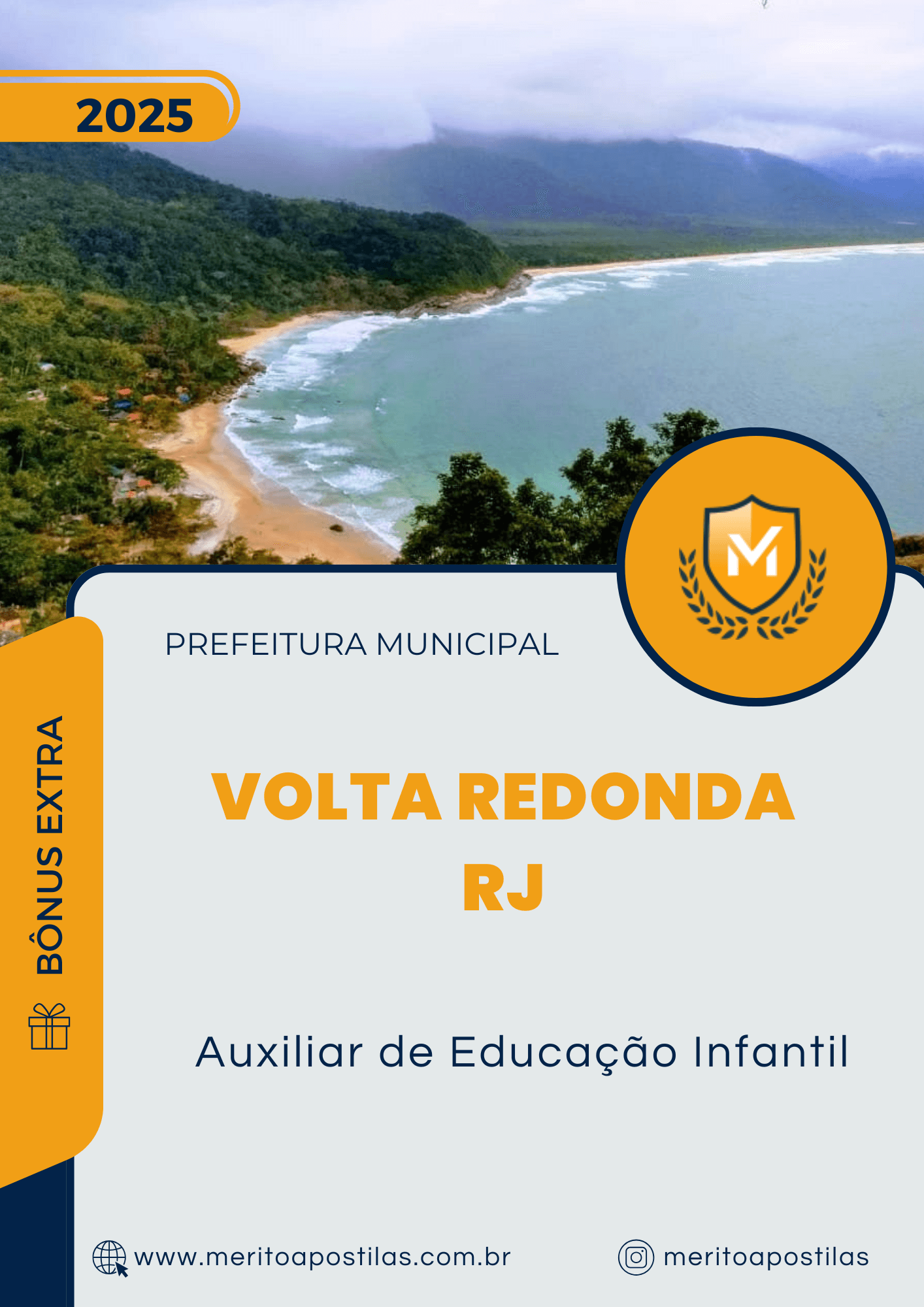 Apostila Auxiliar de Educação Infantil Prefeitura de Volta Redonda RJ 2025