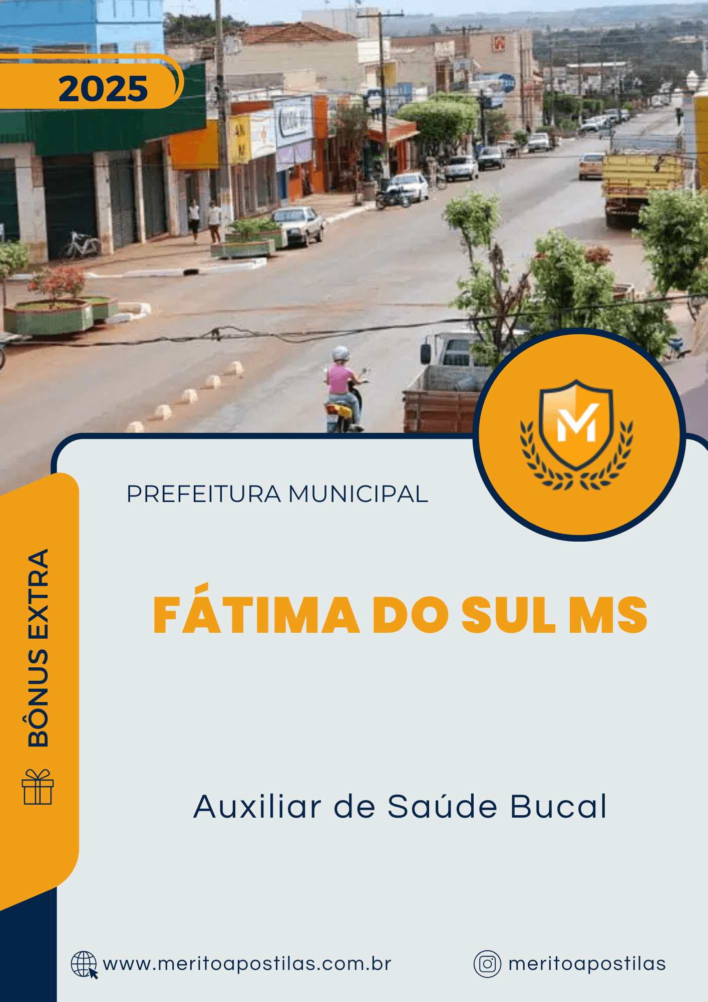 Apostila Auxiliar de Saúde Bucal Prefeitura de Fátima do Sul MS 2025