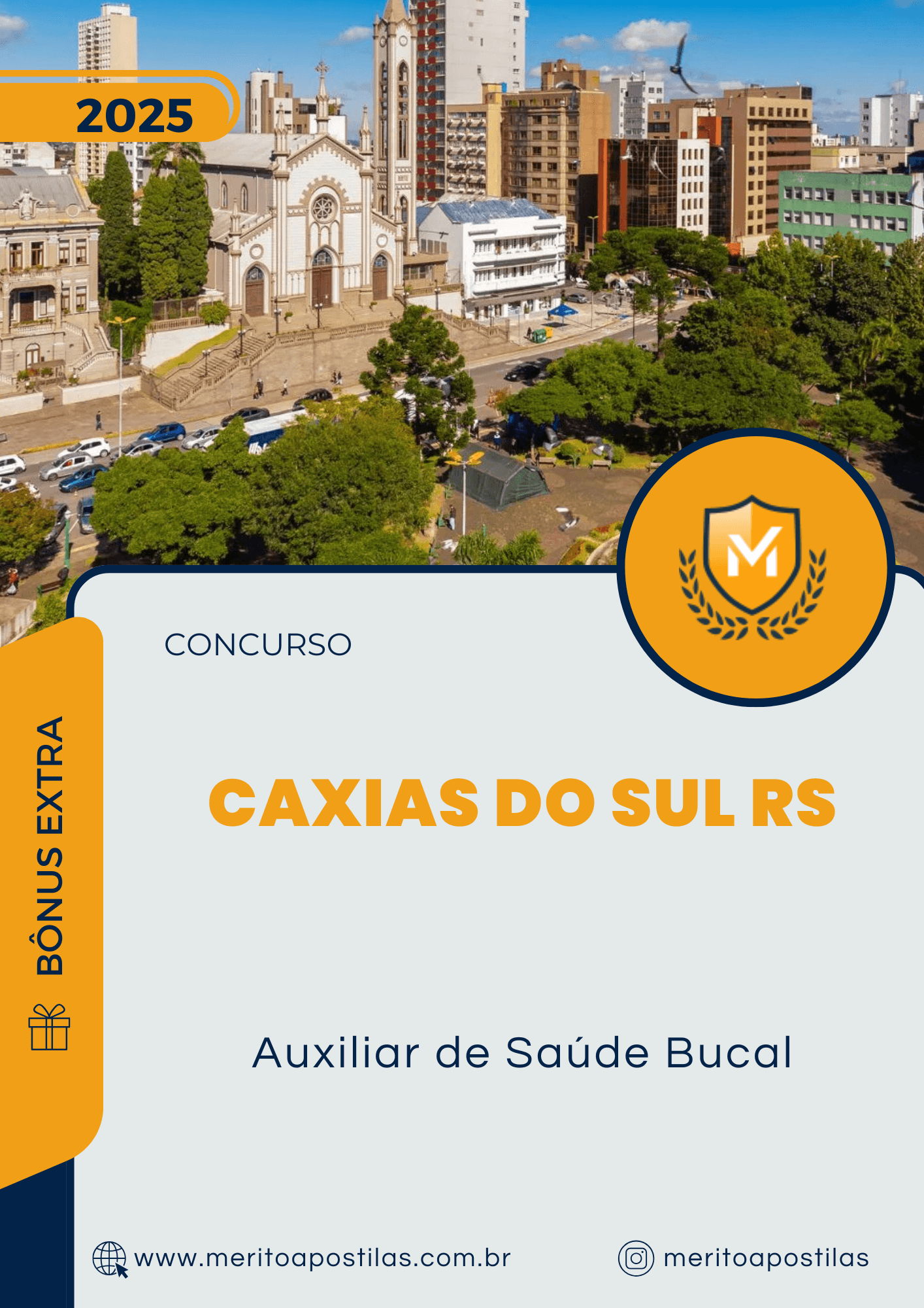Apostila Auxiliar de Saúde Bucal Concurso Caxias do Sul RS 2025