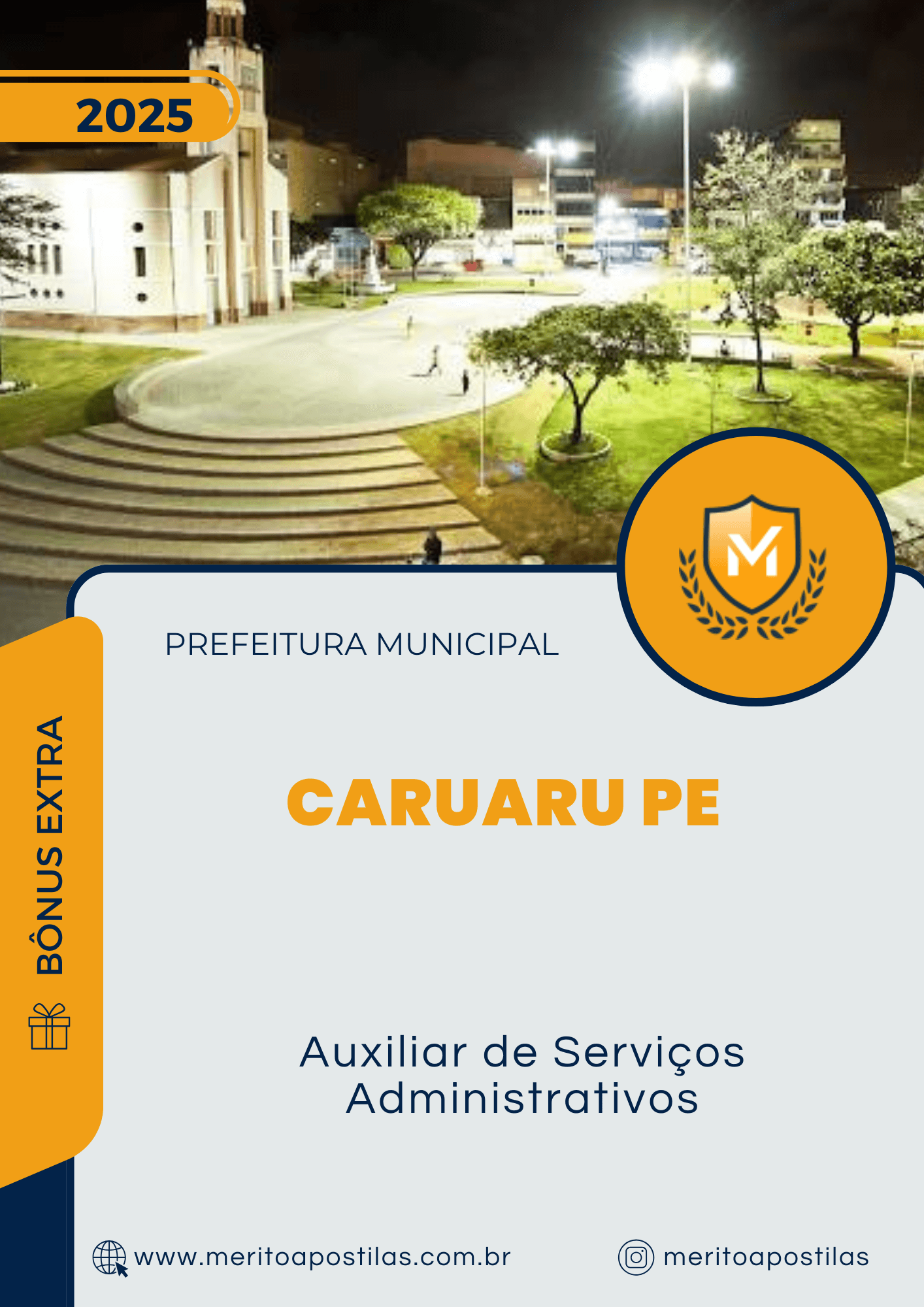 Apostila Auxiliar de Serviços Administrativos Prefeitura de Caruaru PE 2025
