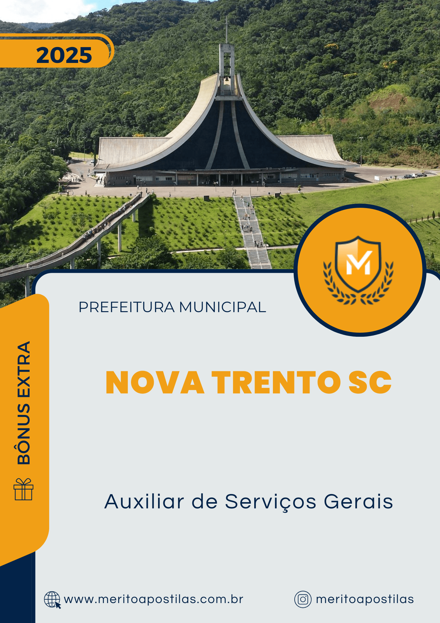 Apostila Auxiliar de Serviços Gerais Prefeitura de Nova Trento SC 2025
