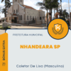 Apostila Coletor De Lixo (Masculino) Prefeitura de Nhandeara SP 2025