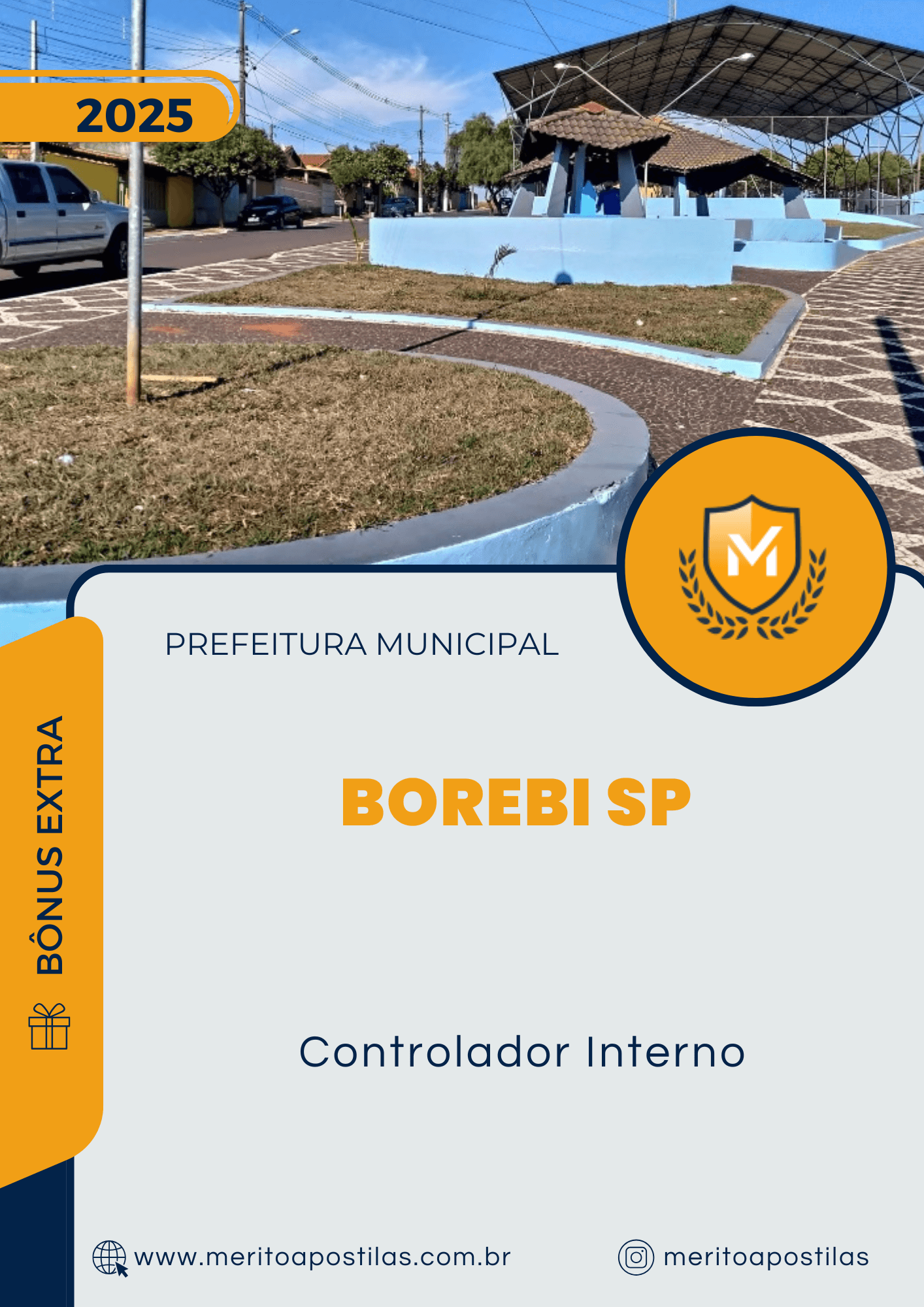 Apostila Controlador Interno Concurso Prefeitura de Borebi SP 2025