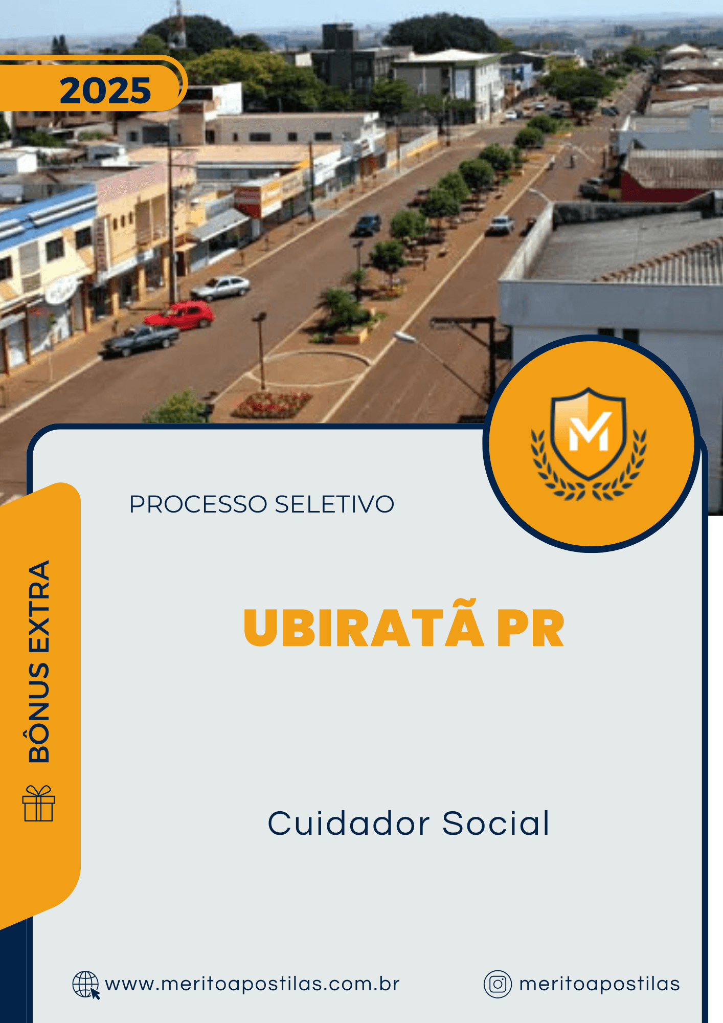 Apostila Cuidador Social Processo Seletivo Prefeitura de Ubiratã PR 2025