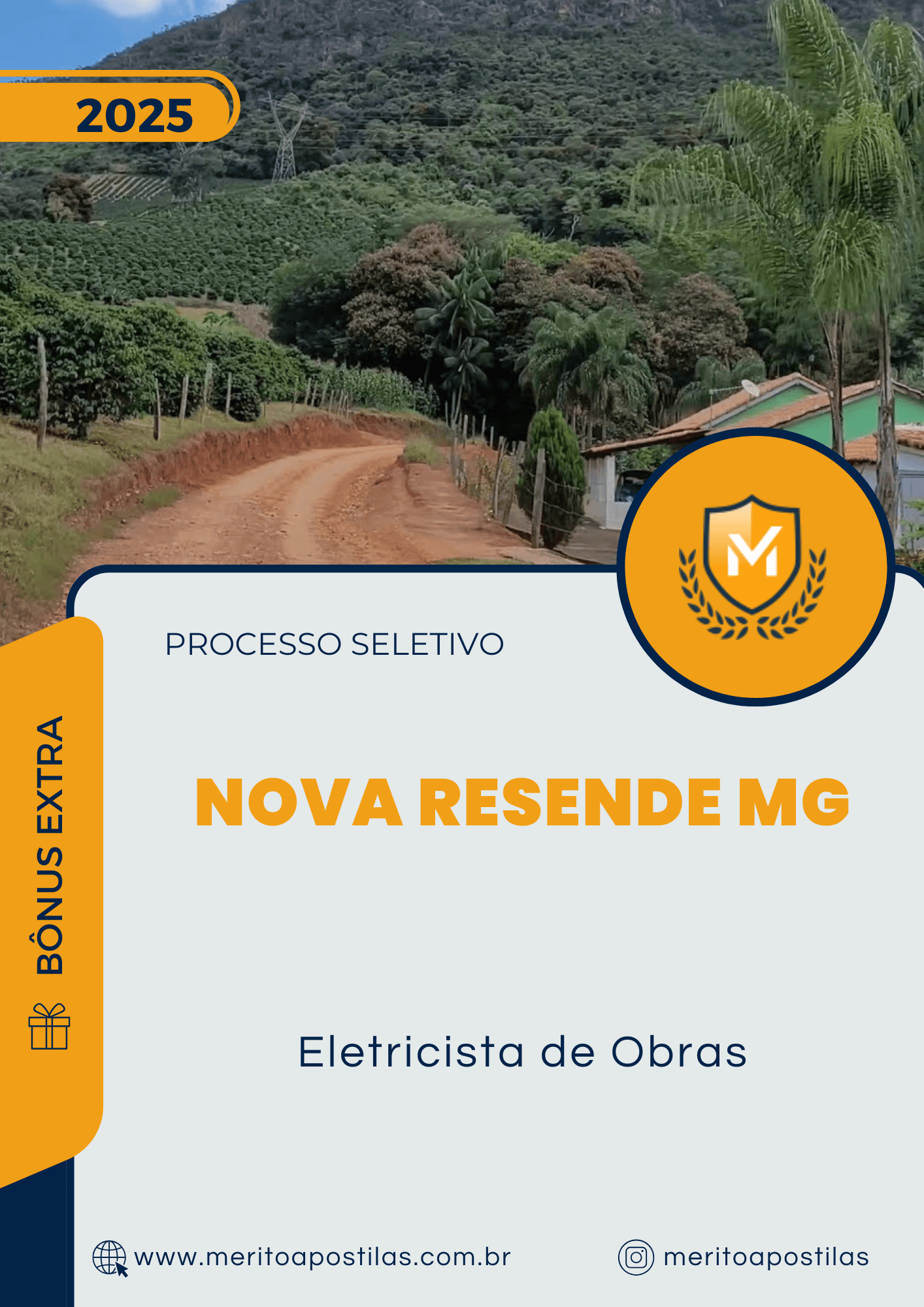 Apostila Eletricista de Obras Processo Seletivo Nova Resende MG 2025