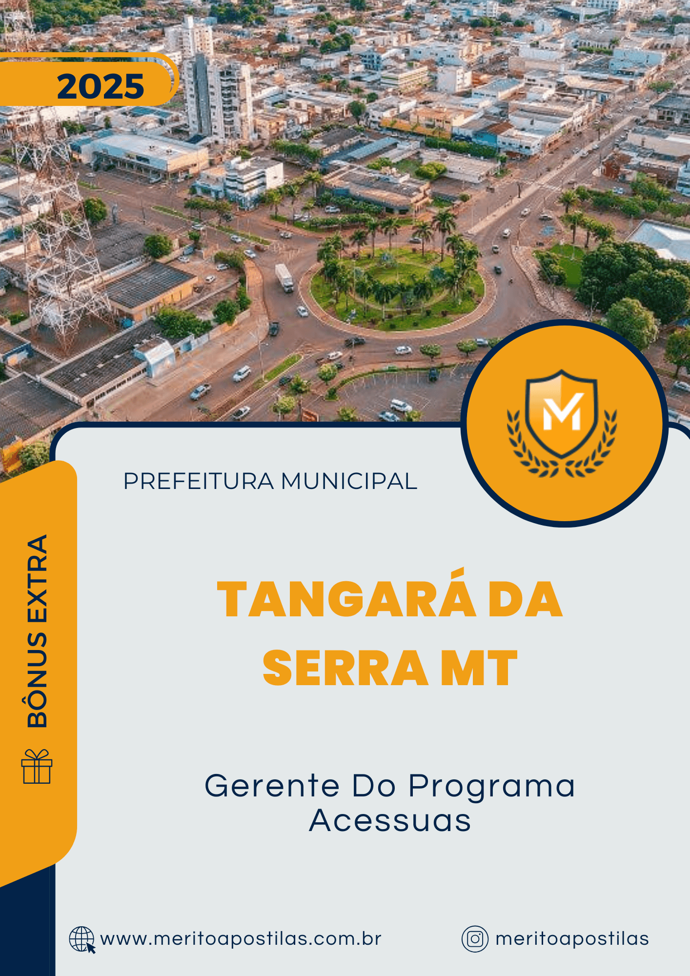 Apostila Gerente Do Programa Acessuas Prefeitura de Tangará da Serra MT 2025