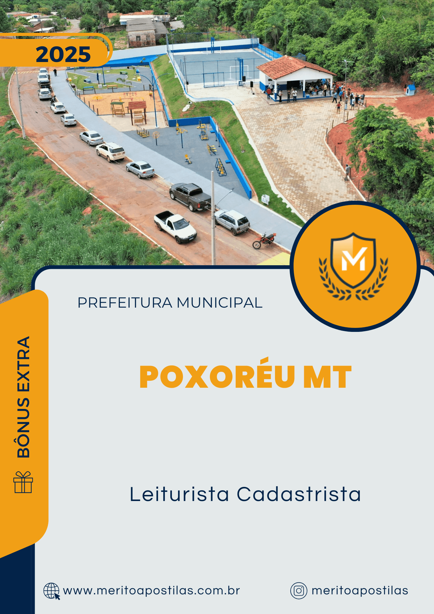 Apostila Leiturista Cadastrista Prefeitura de Poxoréu MT 2025