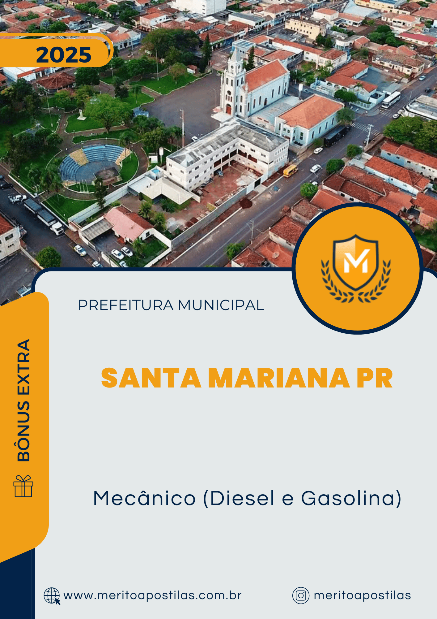 Apostila Mecânico Diesel e Gasolina Concurso Prefeitura de Santa Mariana PR 2025