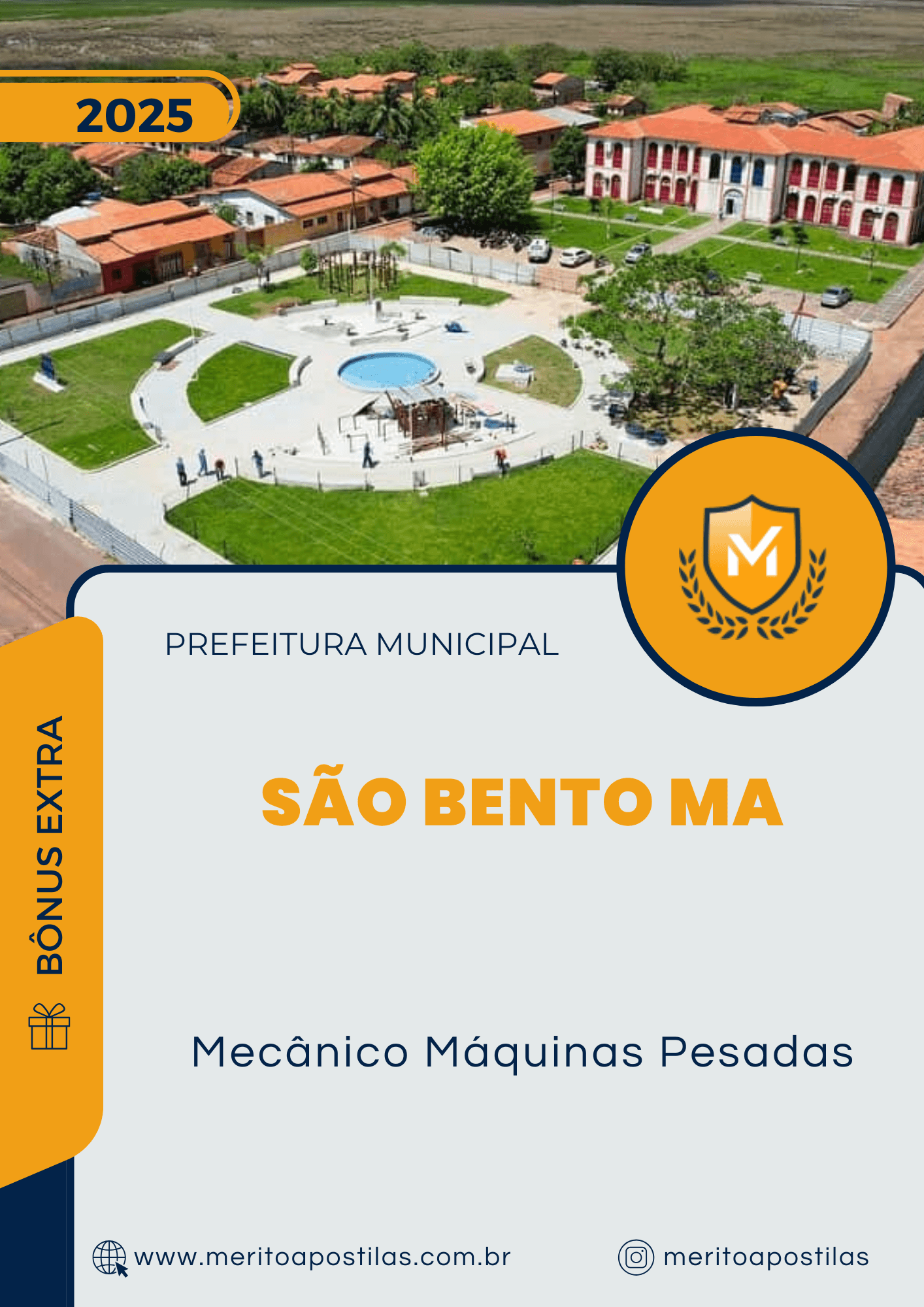 Apostila Mecânico Máquinas Pesadas Concurso Prefeitura de São Bento MA 2025