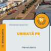 Apostila Merendeira Processo Seletivo Prefeitura de Ubiratã PR 2025