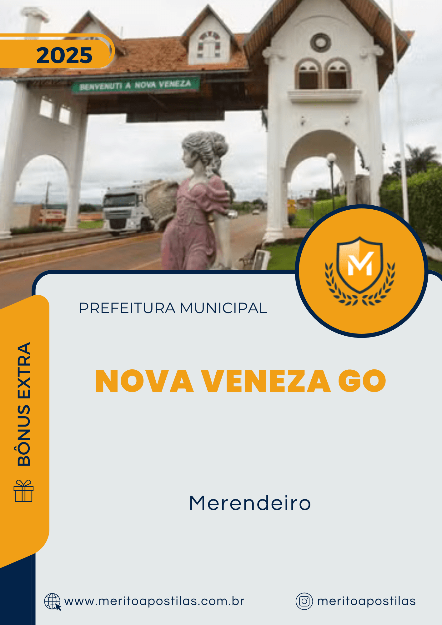 Apostila Merendeiro Prefeitura de Nova Veneza GO 2025