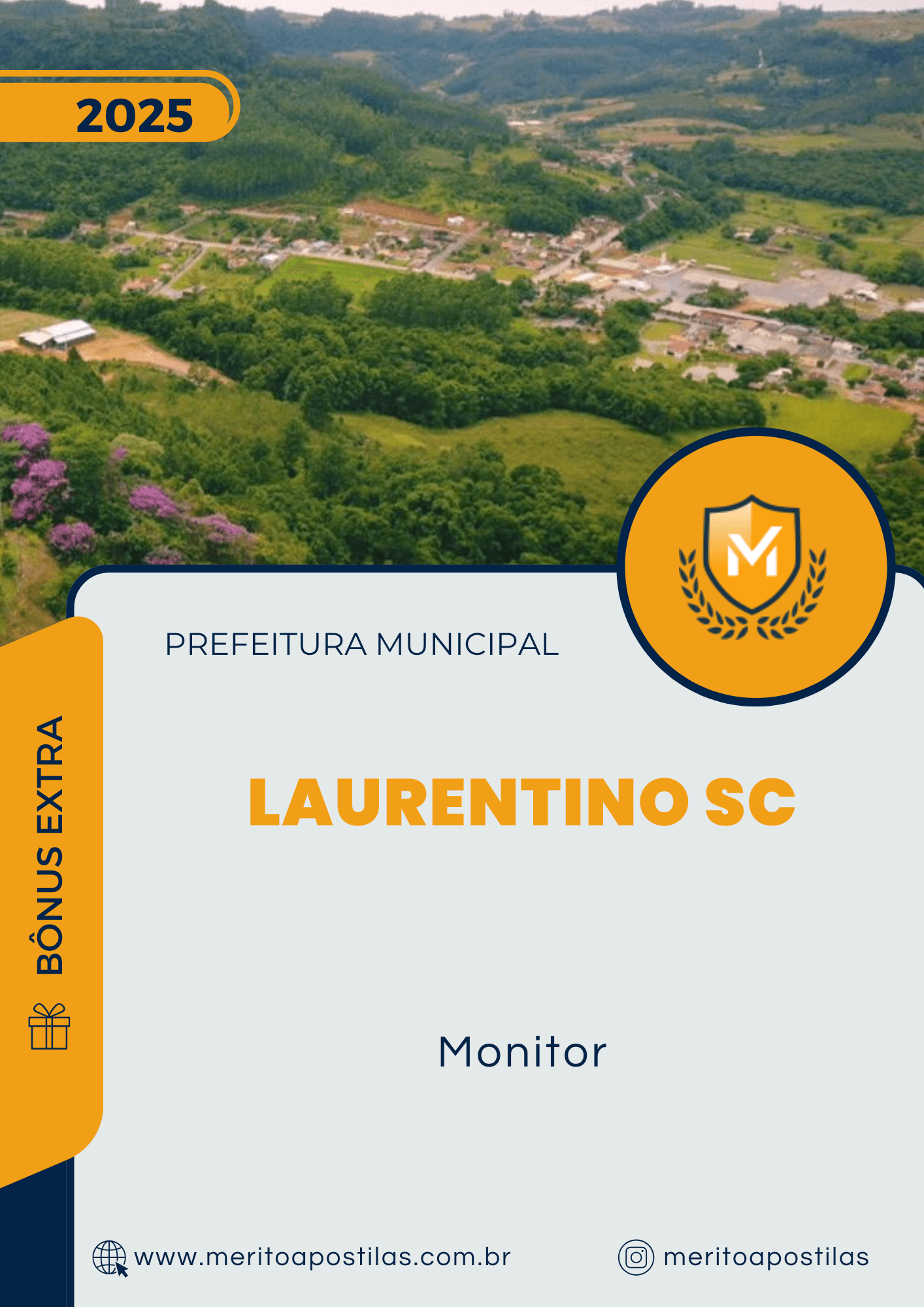 Apostila Monitor Processo Seletivo Prefeitura de Laurentino SC 2025