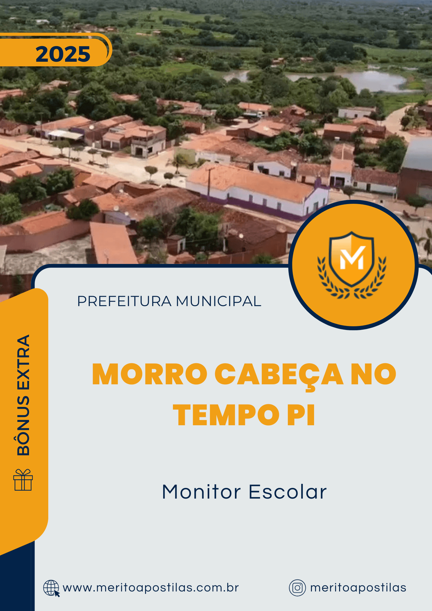 Apostila Monitor Escolar Prefeitura de Morro Cabeça no Tempo PI 2025
