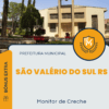 Apostila Monitor de Creche Prefeitura de São Valério do Sul RS 2025