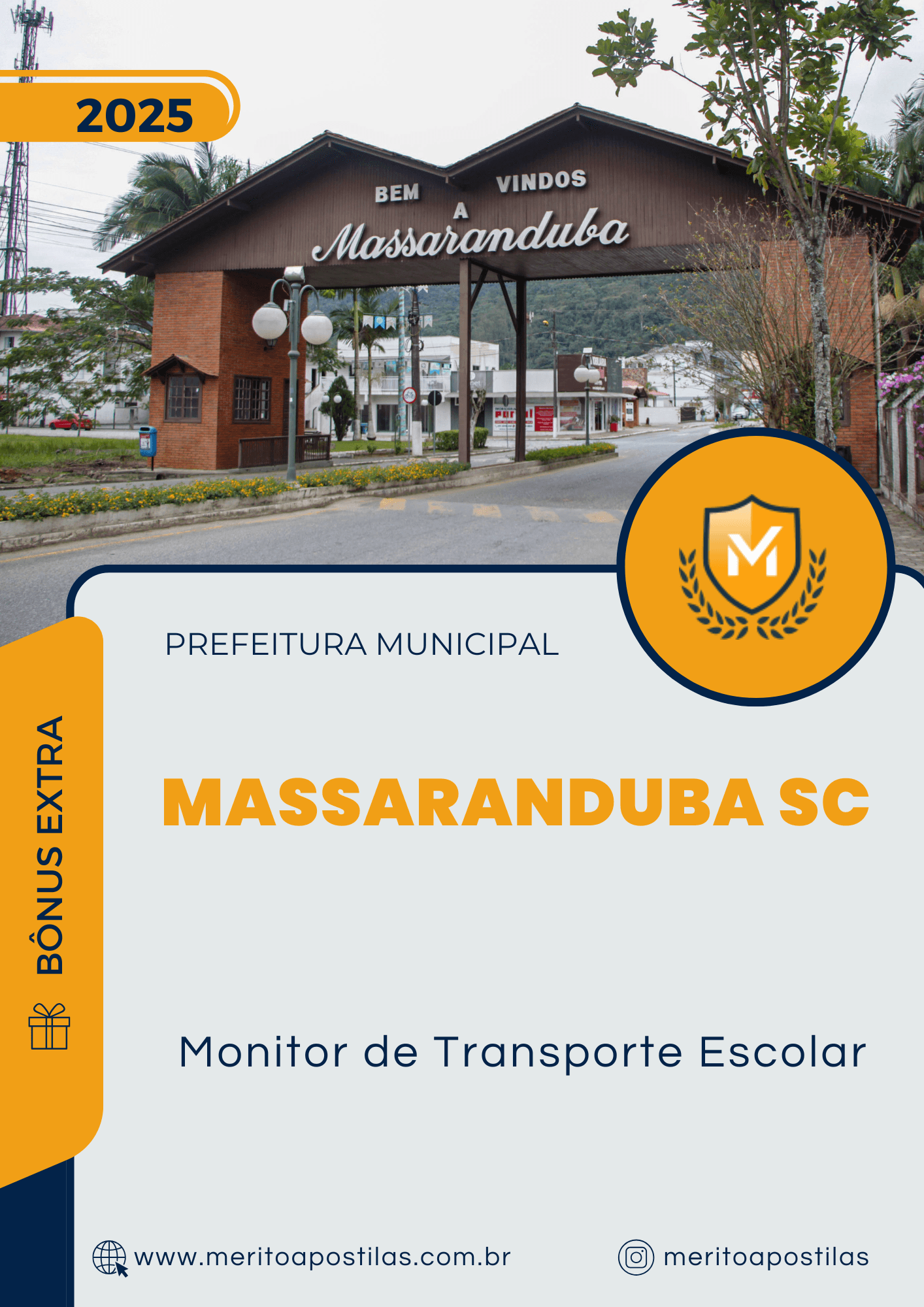Apostila Monitor de Transporte Escolar Prefeitura de Massaranduba SC 2025