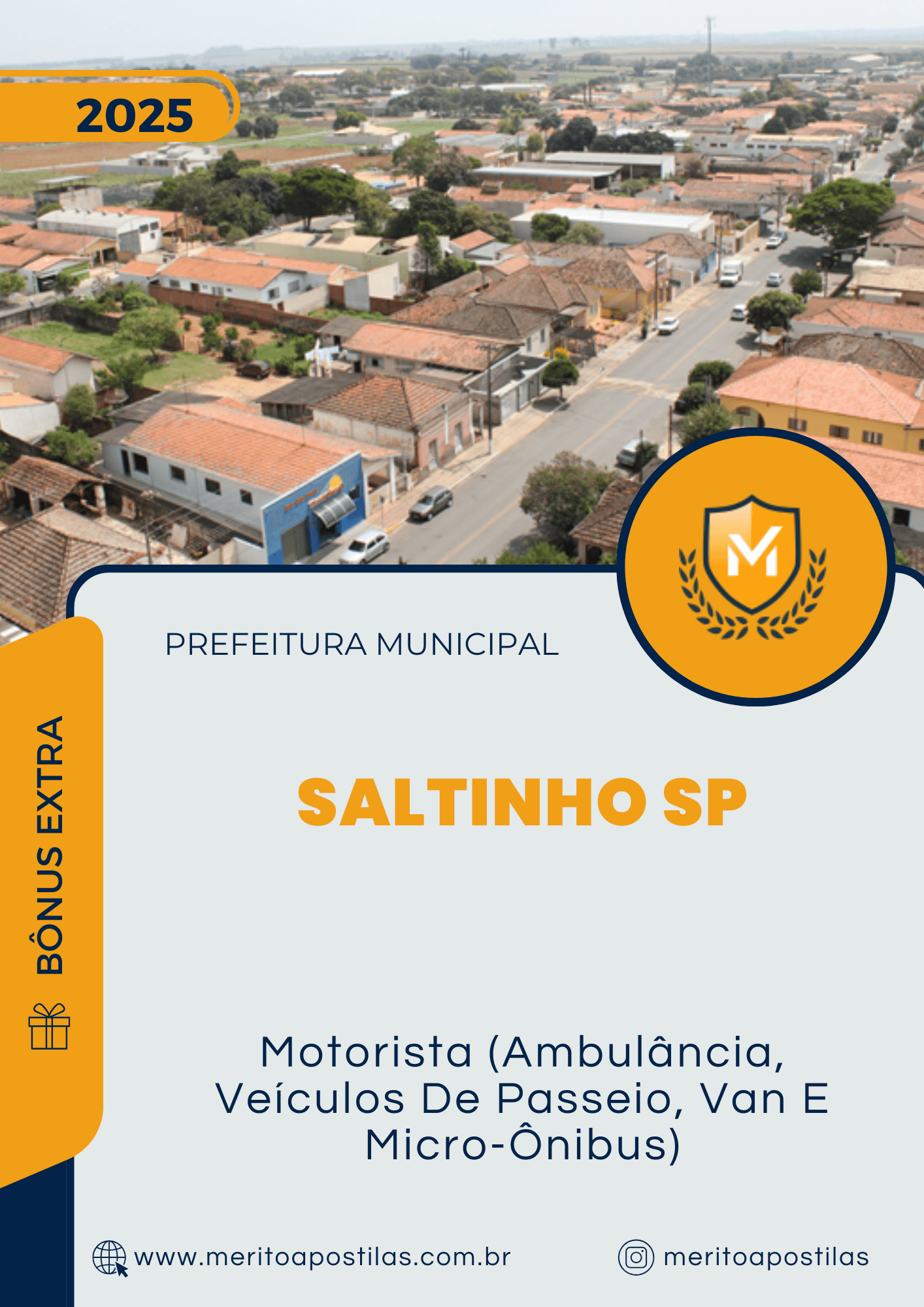 Apostila Motorista (Ambulância, Veículos De Passeio, Van E Micro-Ônibus) Prefeitura de Saltinho SP 2025