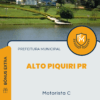 Apostila Motorista C Prefeitura de Alto Piquiri PR 2025