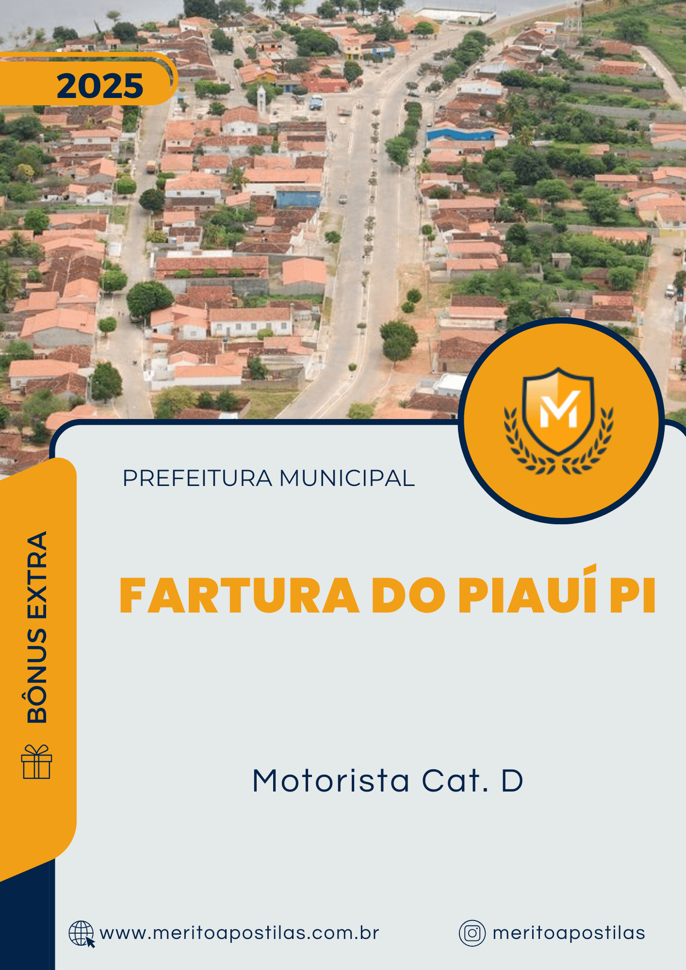 Apostila Motorista Cat. D Prefeitura de Fartura do Piauí PI 2025
