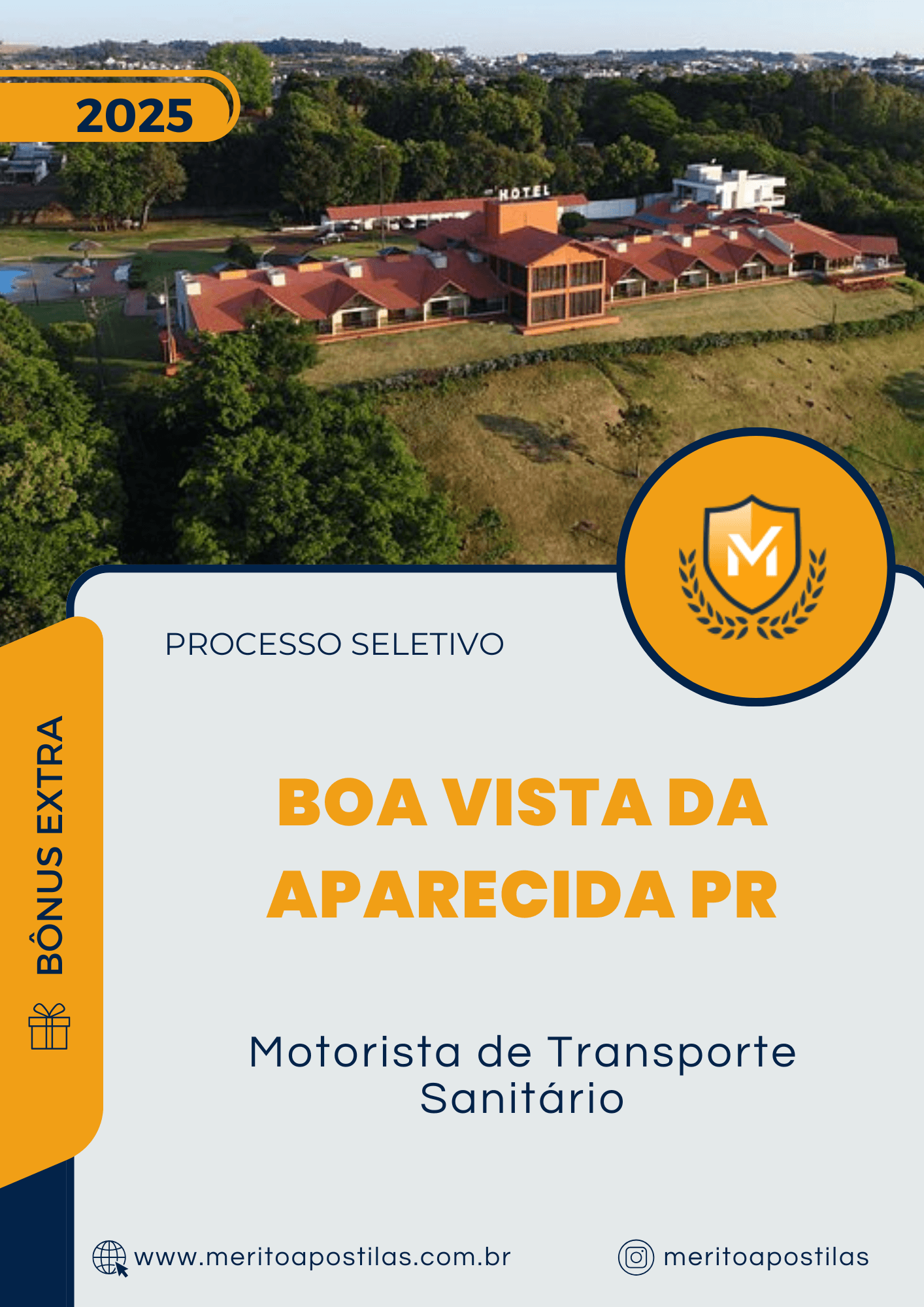 Apostila Motorista de Transporte Sanitário Processo Seletivo Boa Vista da Aparecida PR 2025