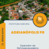 Apostila Operador de Retroescavadeira Prefeitura de Adrianópolis PR 2025