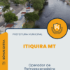 Apostila Operador de Retroescavadeira Prefeitura de Itiquira MT 2025