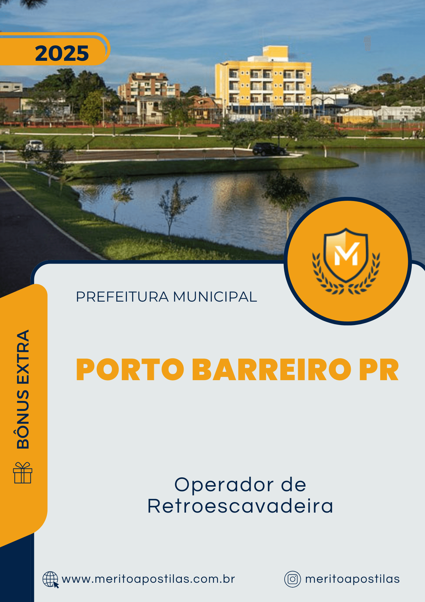 Apostila Operador de Retroescavadeira Concurso da Prefeitura de Porto Barreiro PR 2025