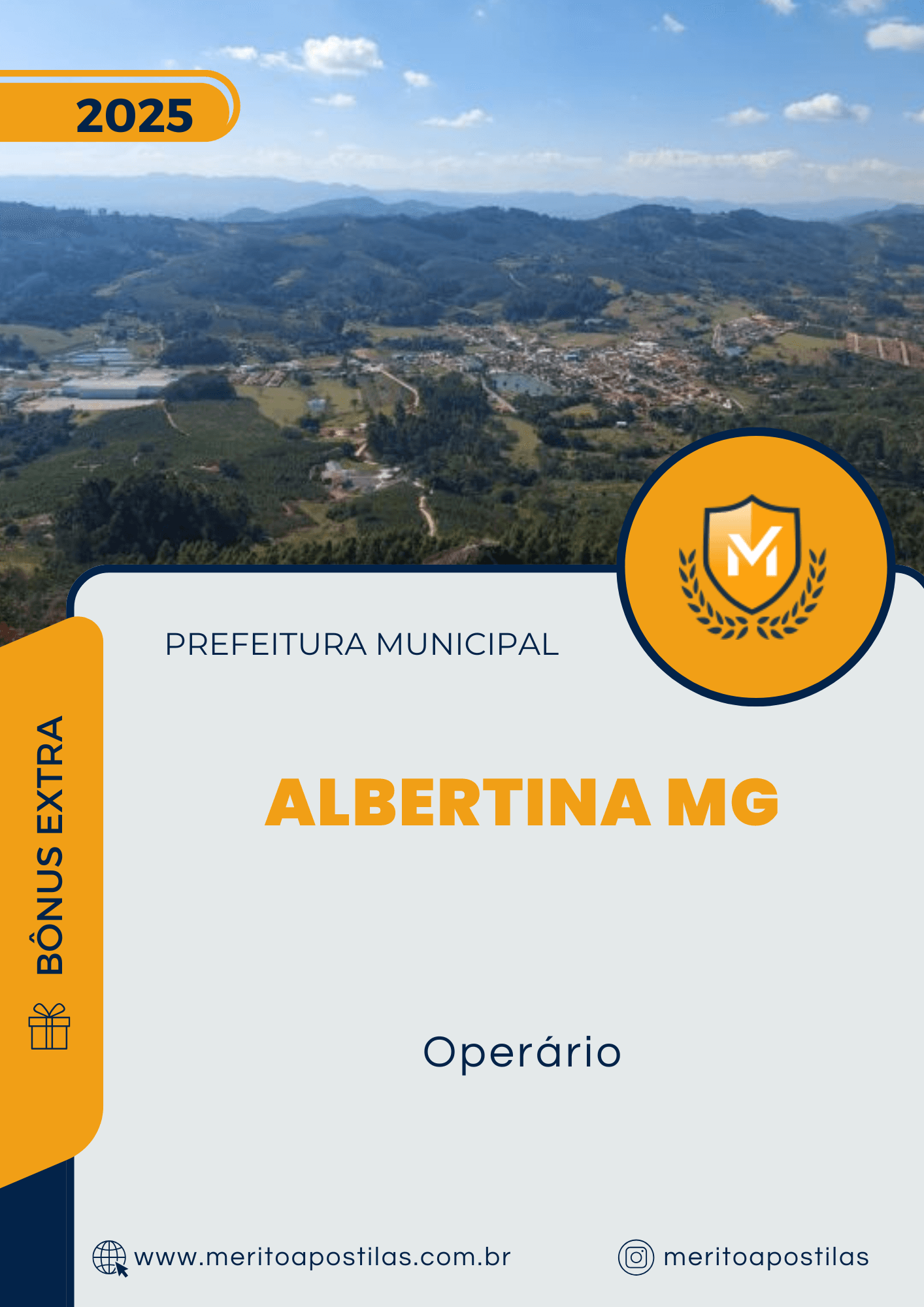 Apostila Operário Prefeitura Municipal de Albertina MG 2025