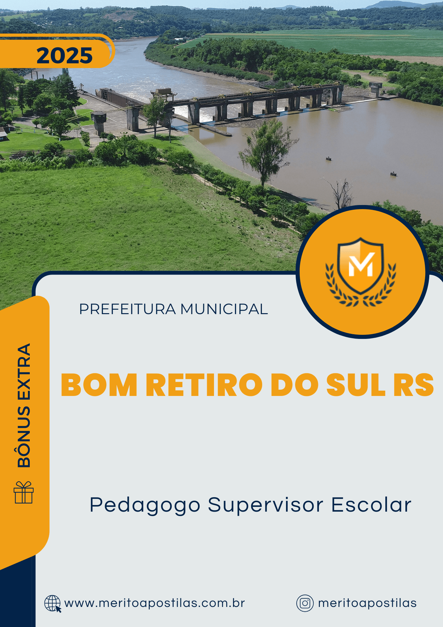 Apostila Pedagogo Supervisor Escolar Prefeitura de Bom Retiro do Sul RS 2025