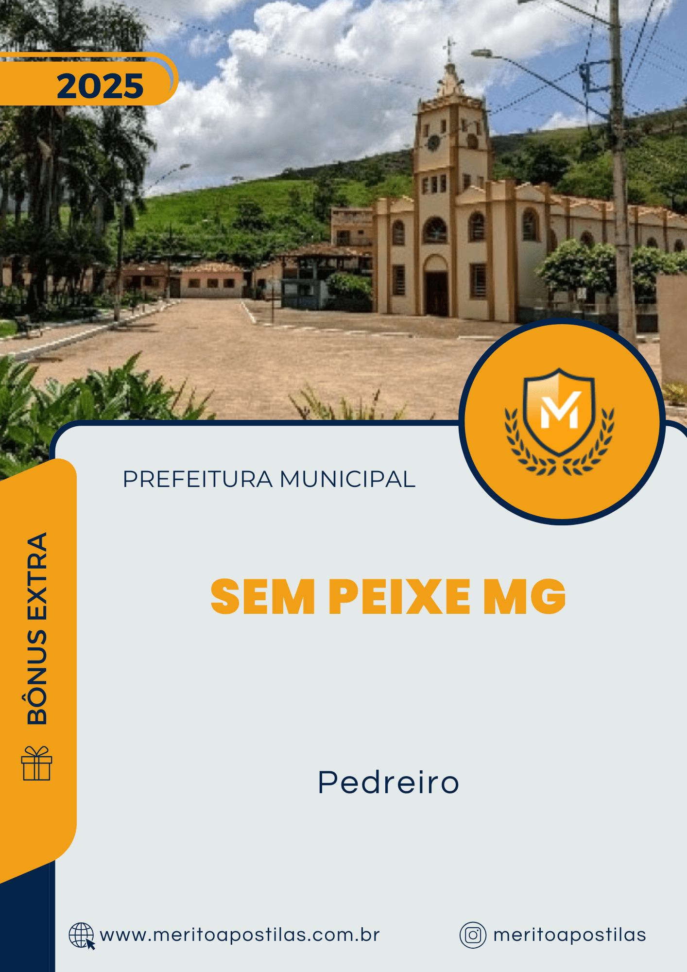 Apostila Pedreiro Concurso Prefeitura de Sem Peixe MG 2025