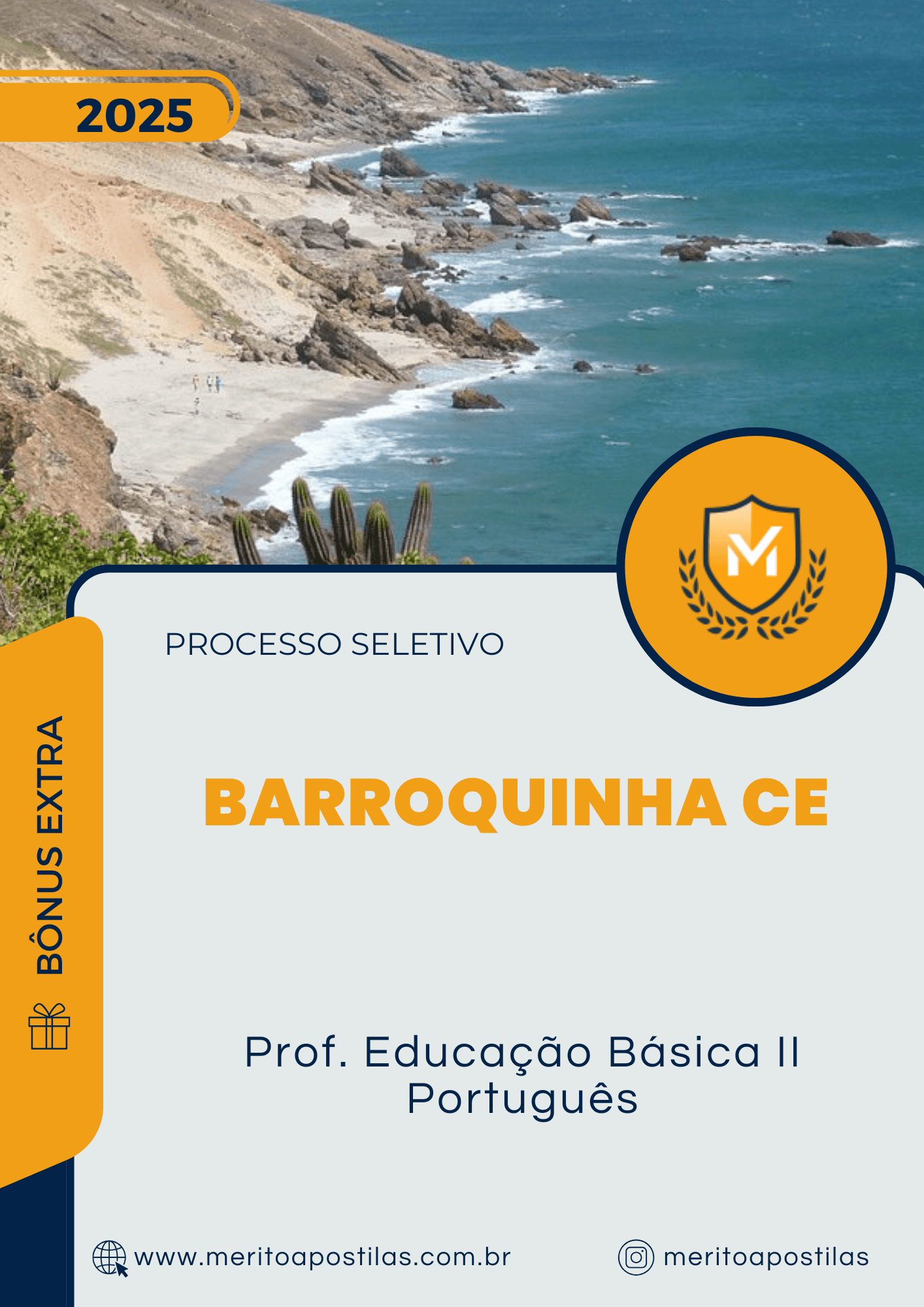 Apostila Prof Educação Básica II Português Processo Seletivo Barroquinha CE 2025