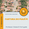 Apostila Professor Classe B Português Prefeitura de Fartura do Piauí PI 2025