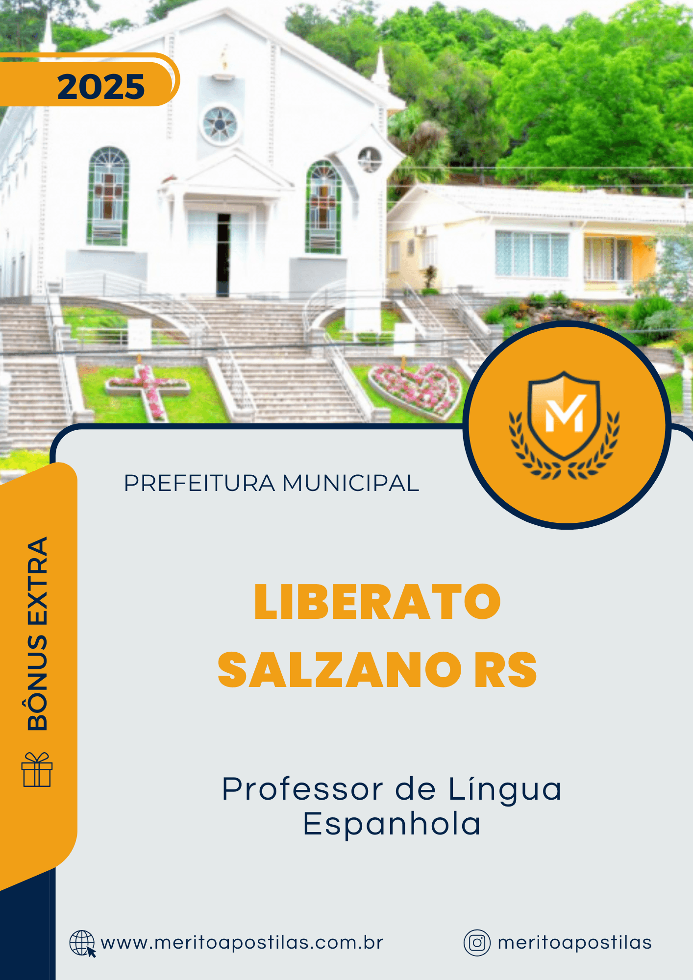Apostila Professor de Língua Espanhola Prefeitura de Liberato Salzano RS 2025