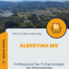 Apostila Profissional De Ti Tecnologia Da Informação Prefeitura Municipal de Albertina MG 2025