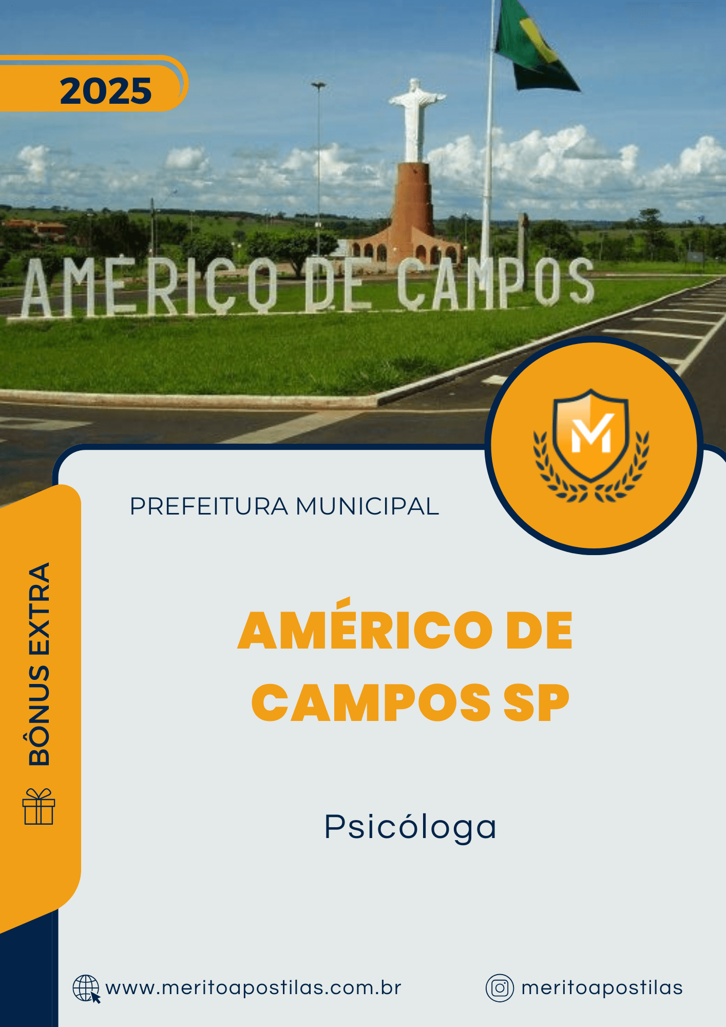 Apostila Psicóloga Prefeitura de Américo de Campos SP 2025