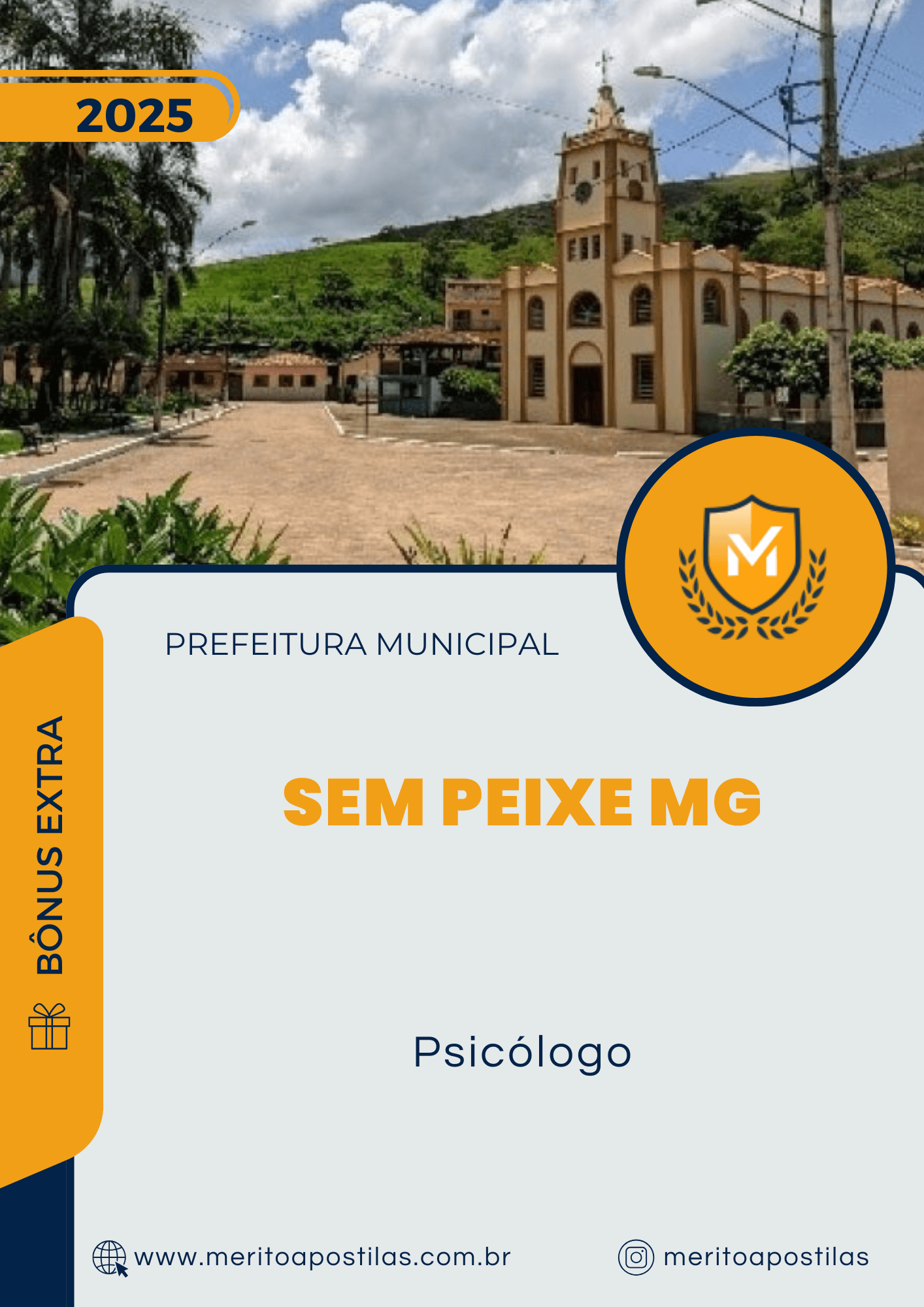 Apostila Psicólogo Concurso Prefeitura de Sem Peixe MG 2025