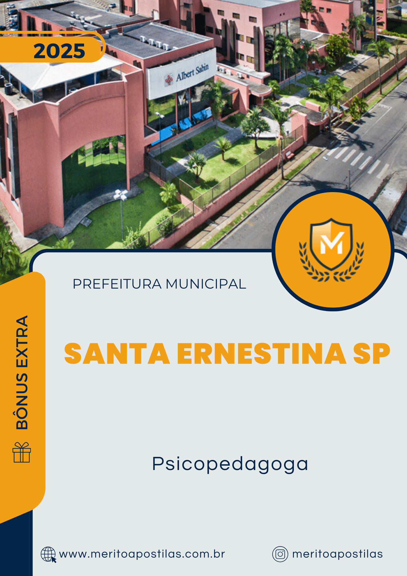 Apostila Psicopedagoga Concurso Prefeitura de Santa Ernestina SP 2025
