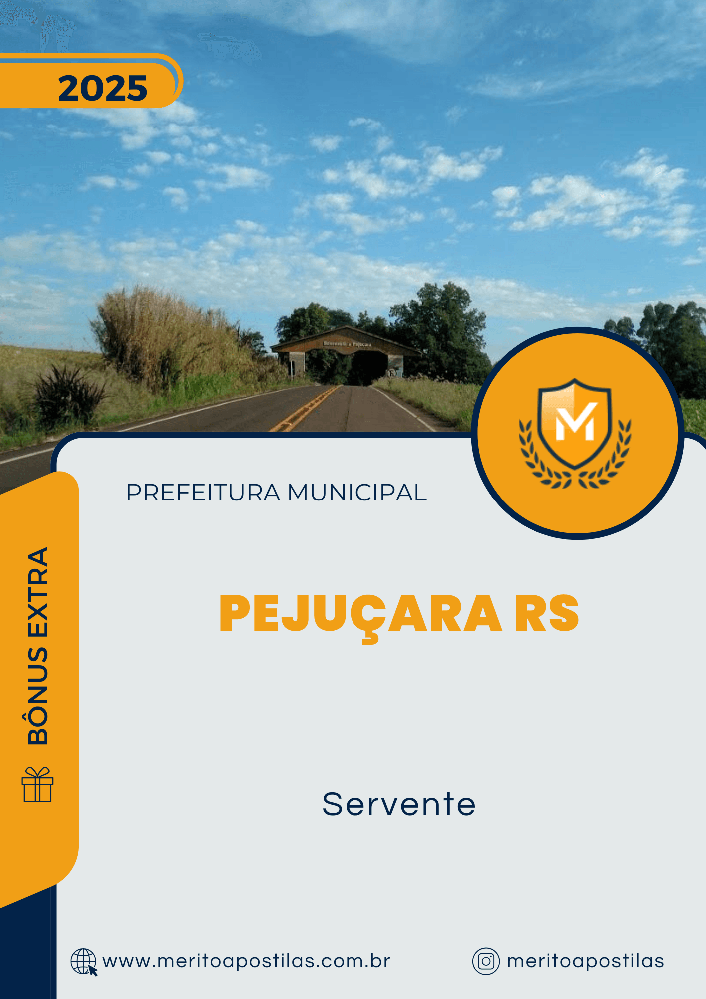 Apostila Servente Prefeitura de Pejuçara RS 2025