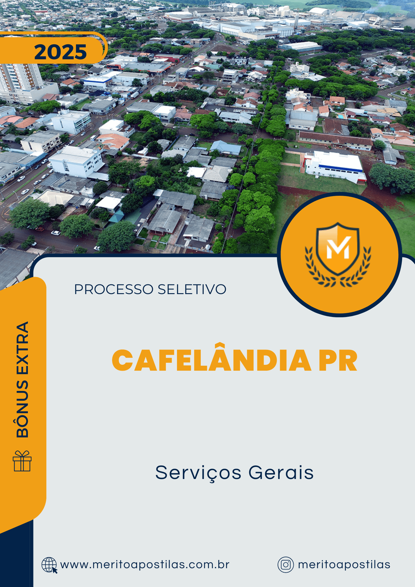 Apostila Serviços Gerais Processo Seletivo Prefeitura de Cafelândia PR 2025