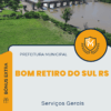 Apostila Serviços Gerais Prefeitura de Bom Retiro do Sul RS 2025