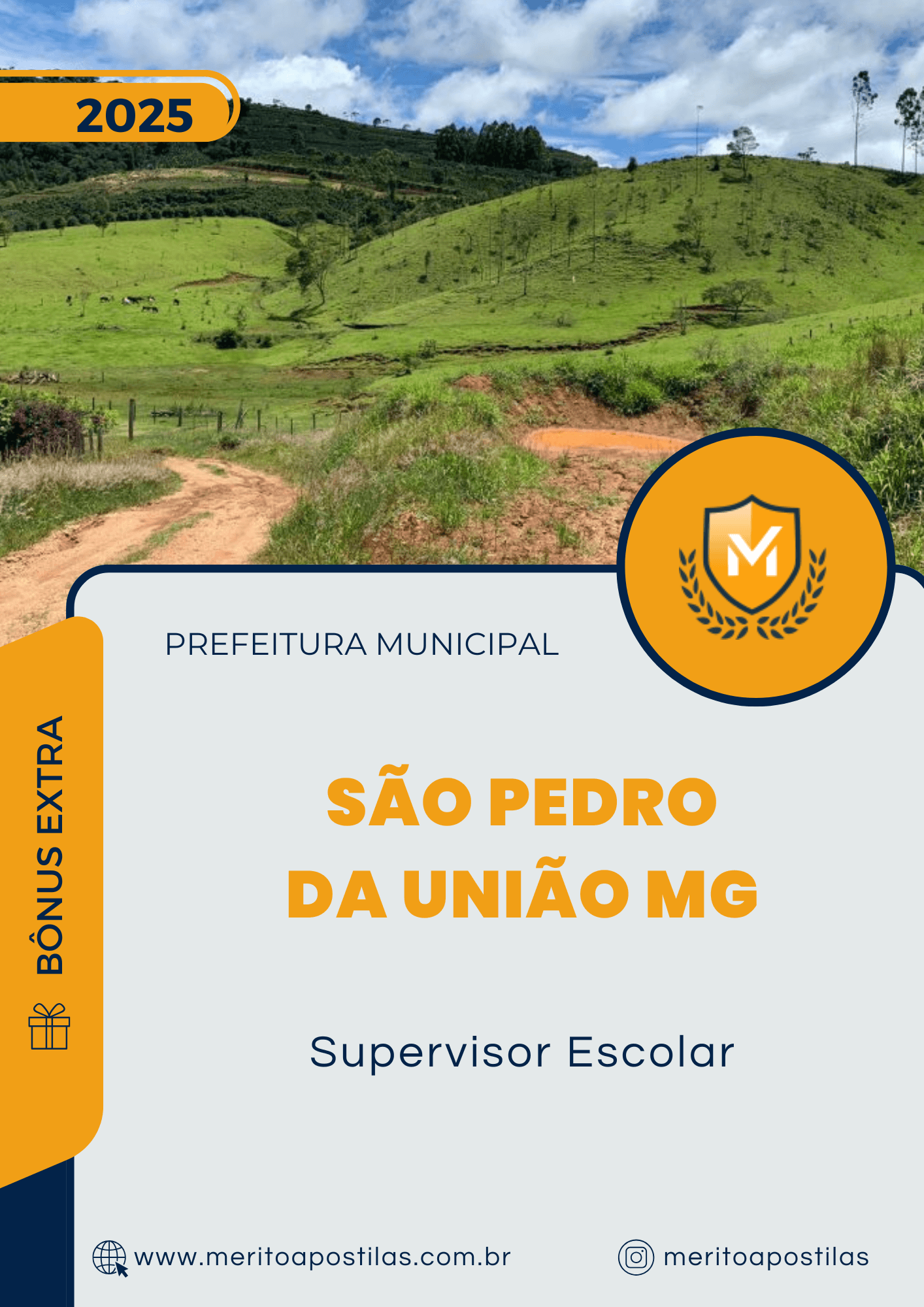 Apostila Supervisor Escolar Prefeitura de São Pedro da União MG 2025