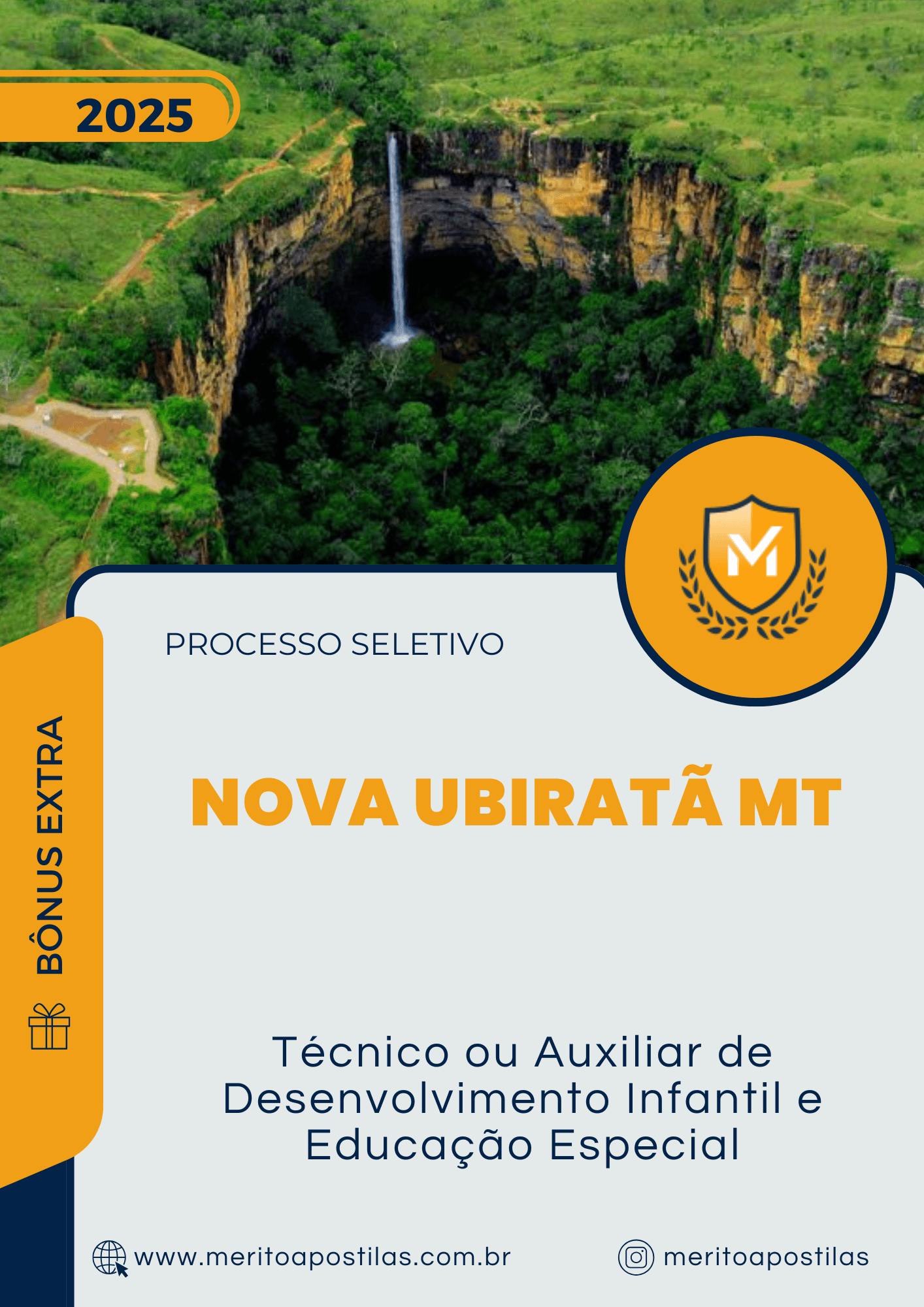 Apostila Técnico ou Auxiliar de Desenvolvimento Infantil e Educação Especial Processo Seletivo Nova Ubiratã MT 2025
