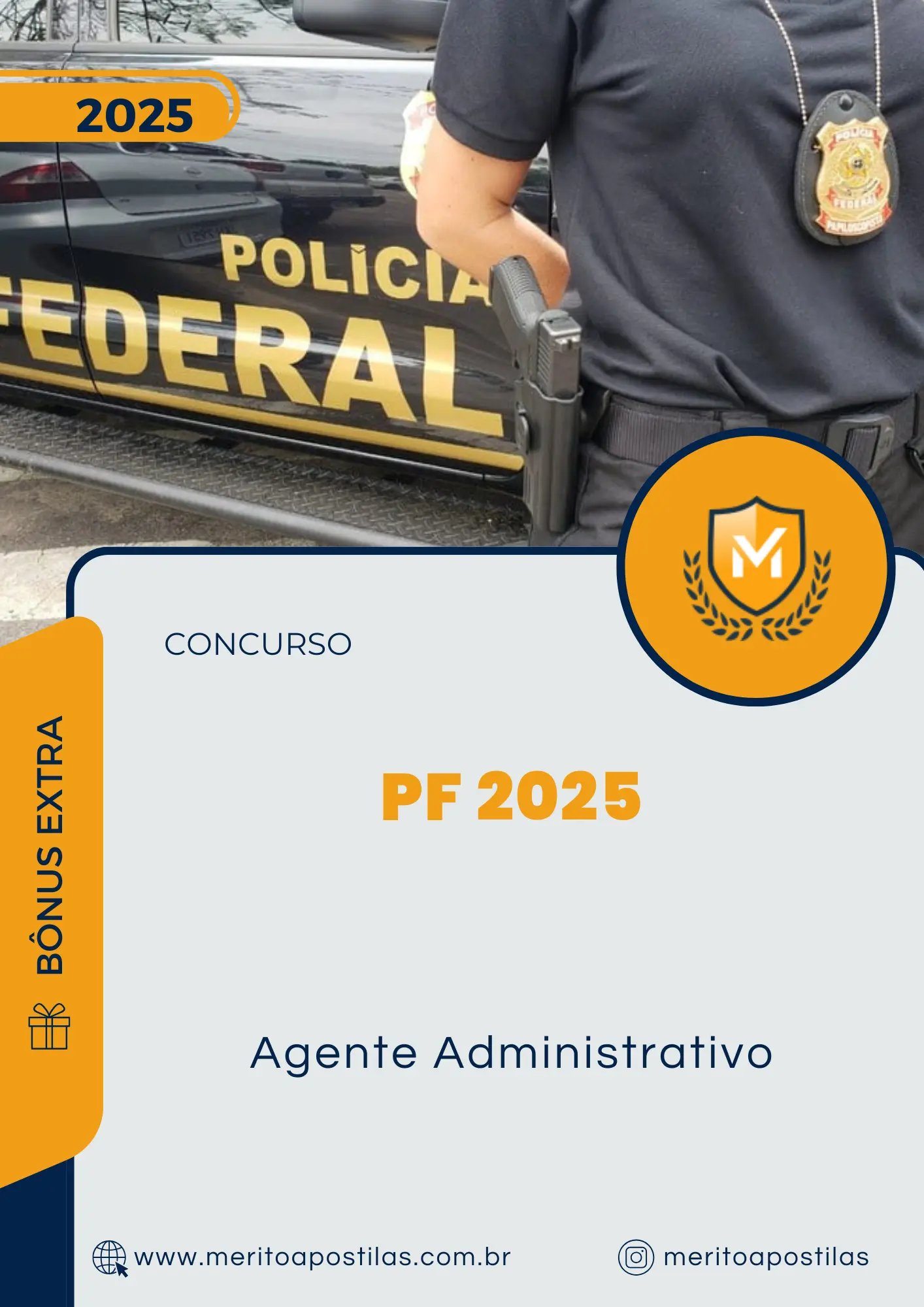 Apostila Agente Administrativo Concurso PF 2025