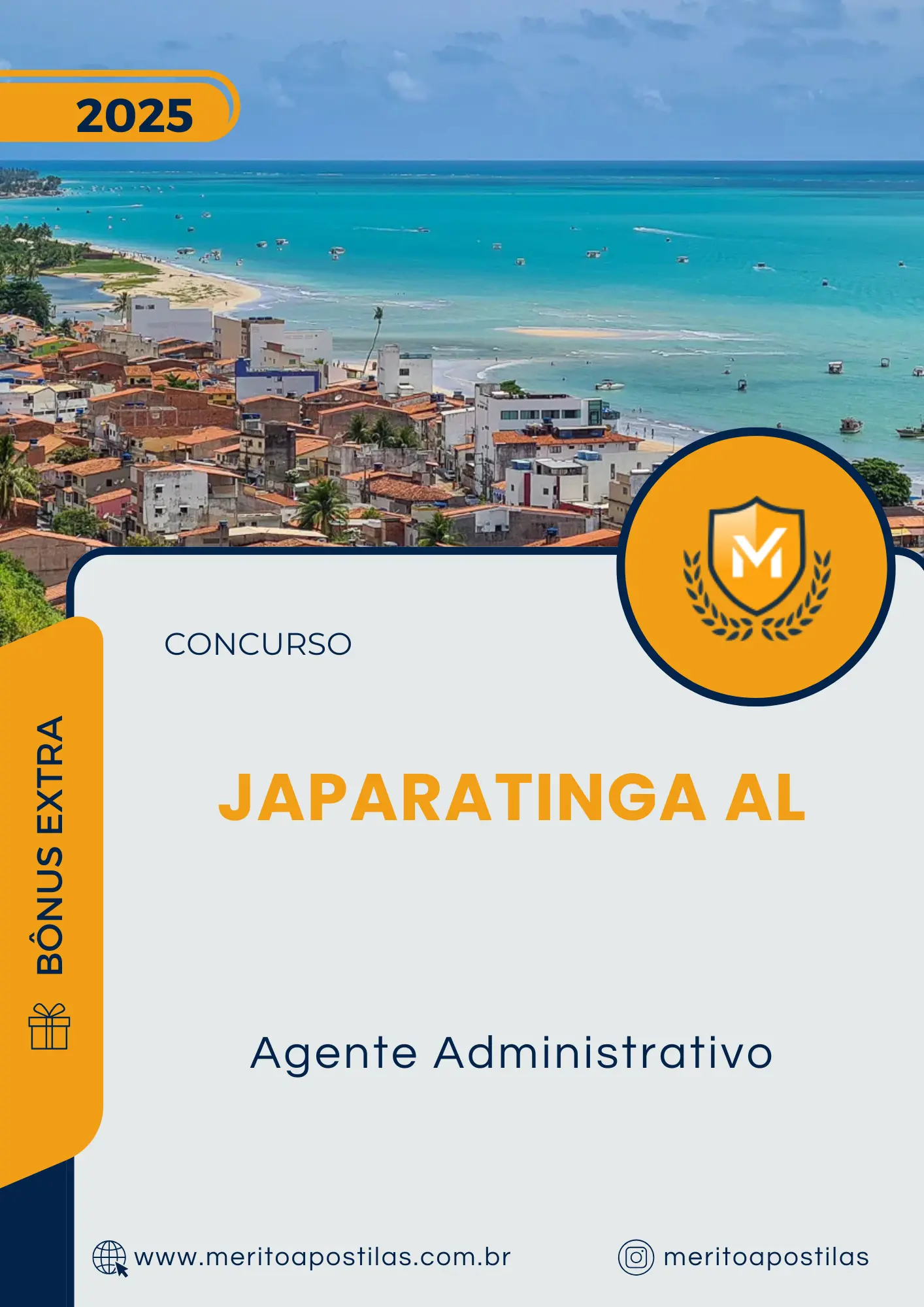 Apostila Agente Administrativo Prefeitura de Japaratinga AL 2025