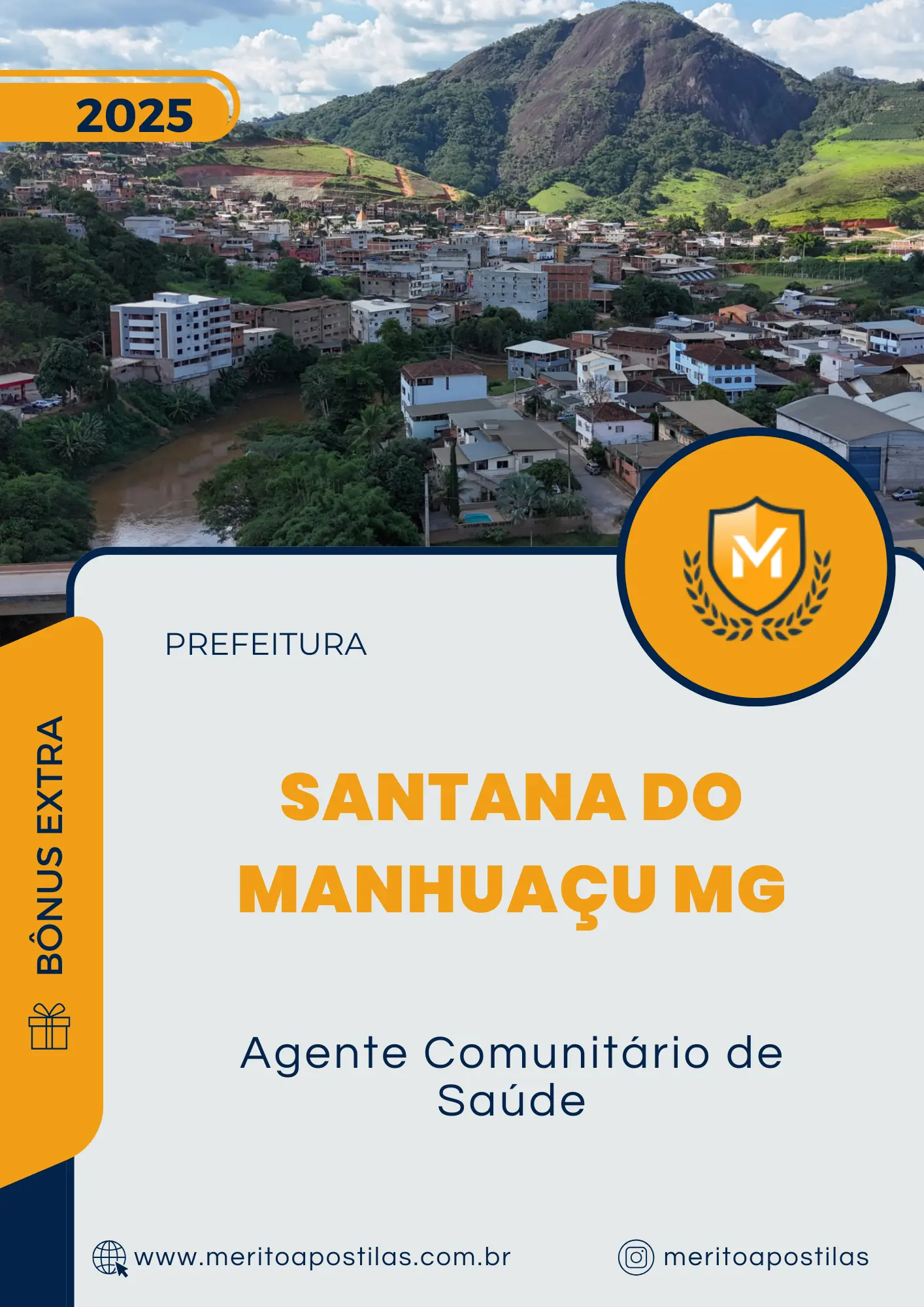 Apostila Agente Comunitário de Saúde Prefeitura Santana do Manhuaçu MG 2025