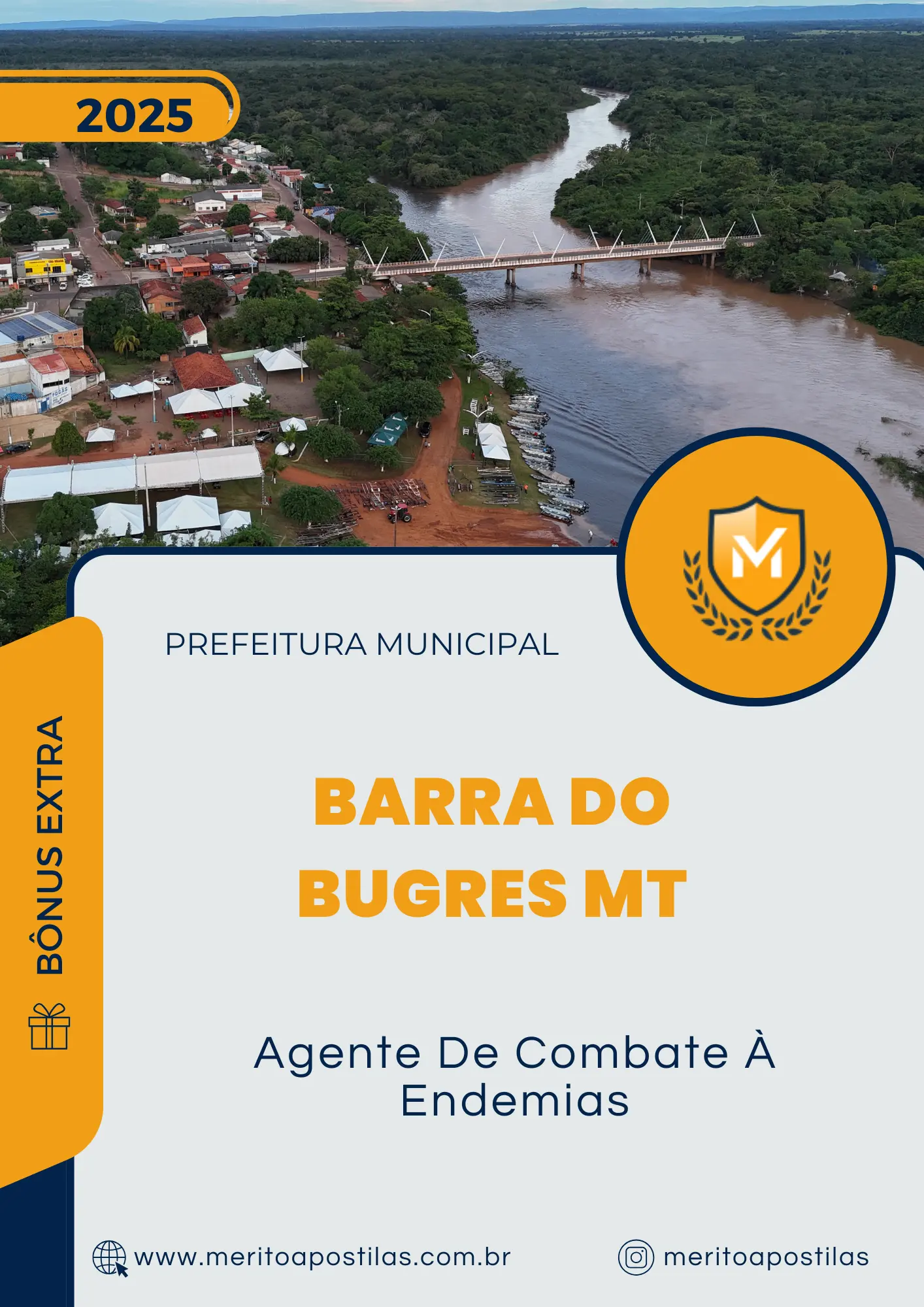 Apostila Agente De Combate À Endemias Prefeitura de Barra do Bugres MT 2025