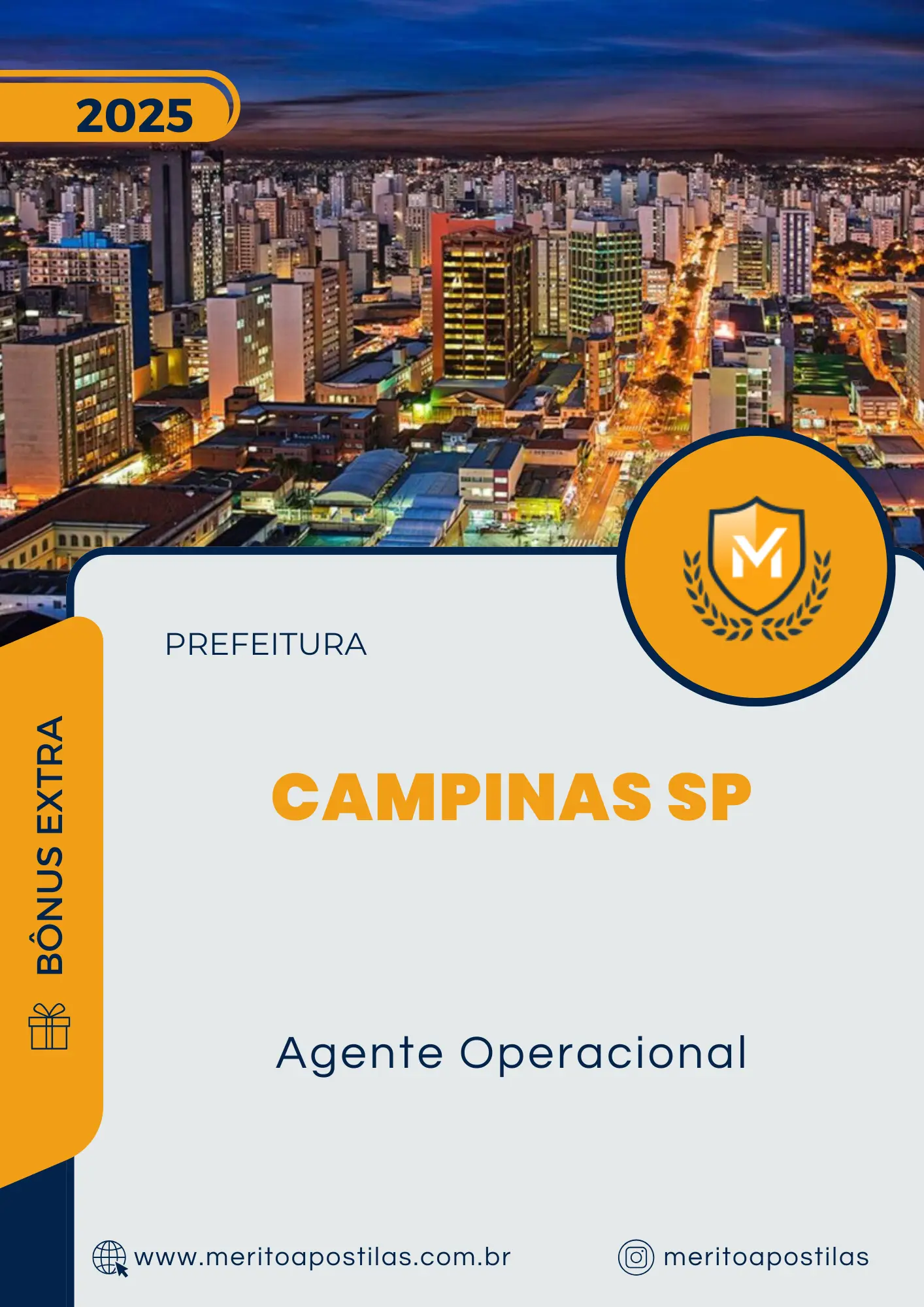 Apostila Agente Operacional Prefeitura de Campinas SP 2025
