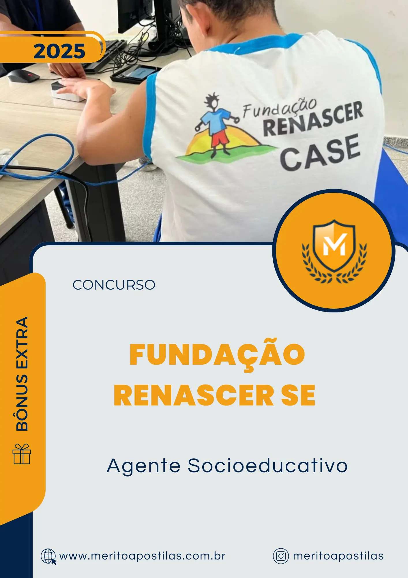 Apostila Agente Socioeducativo Concurso Fundação Renascer SE 2025
